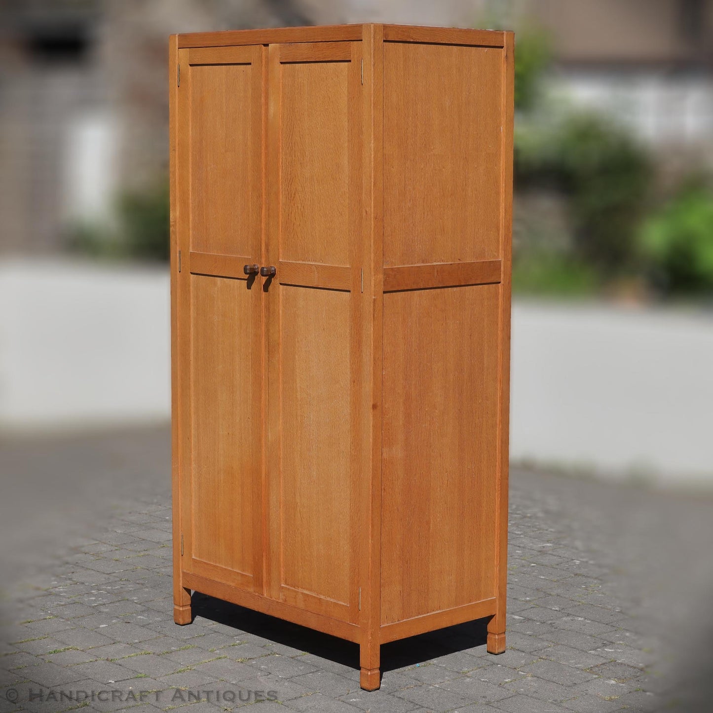 1920s Gordon Russell Arts & Crafts Cotswold School English Oak ‘Coxwell’ Wardrobe