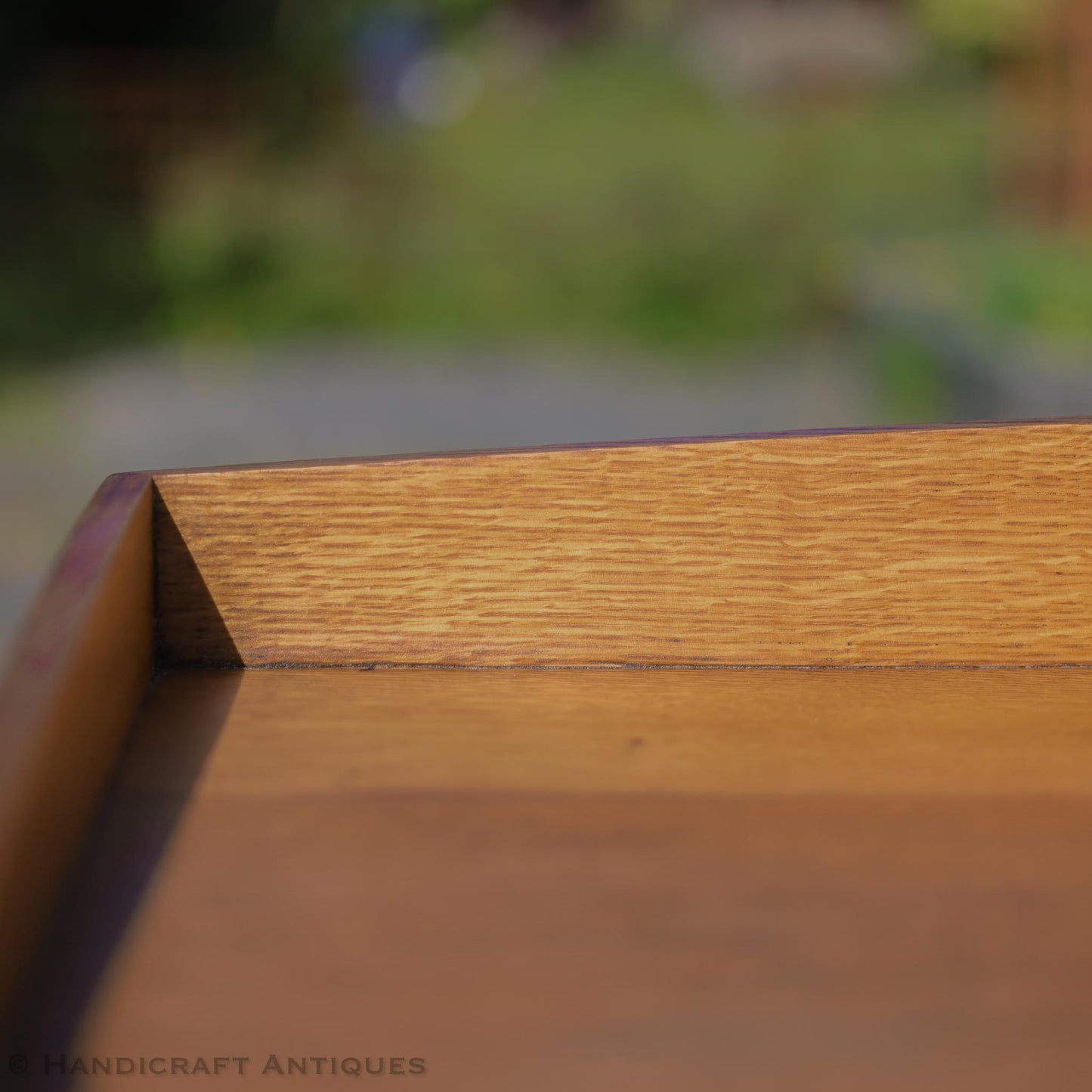 Liberty & Co Arts & Crafts Cotswold School English Oak Bureau c. 1920.