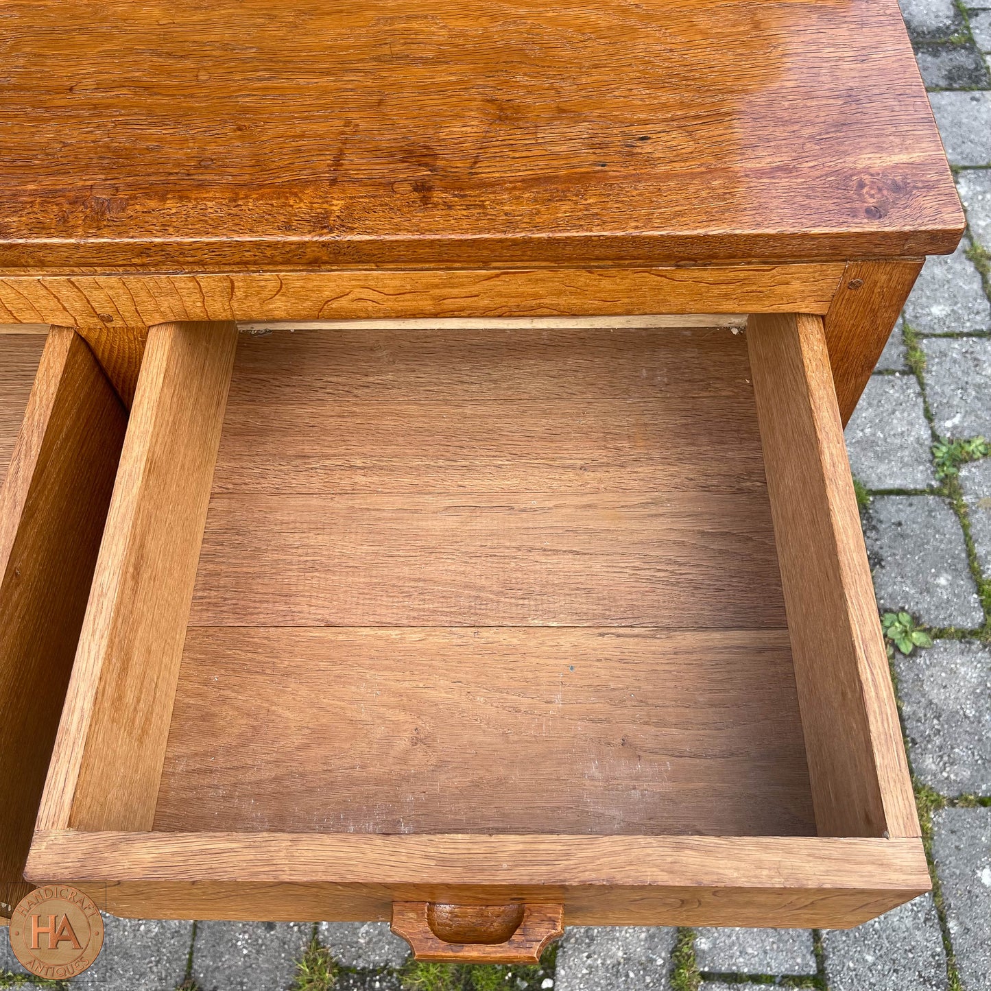 Derek 'Lizardman' Slater Arts & Crafts Yorkshire School English Oak Dresser