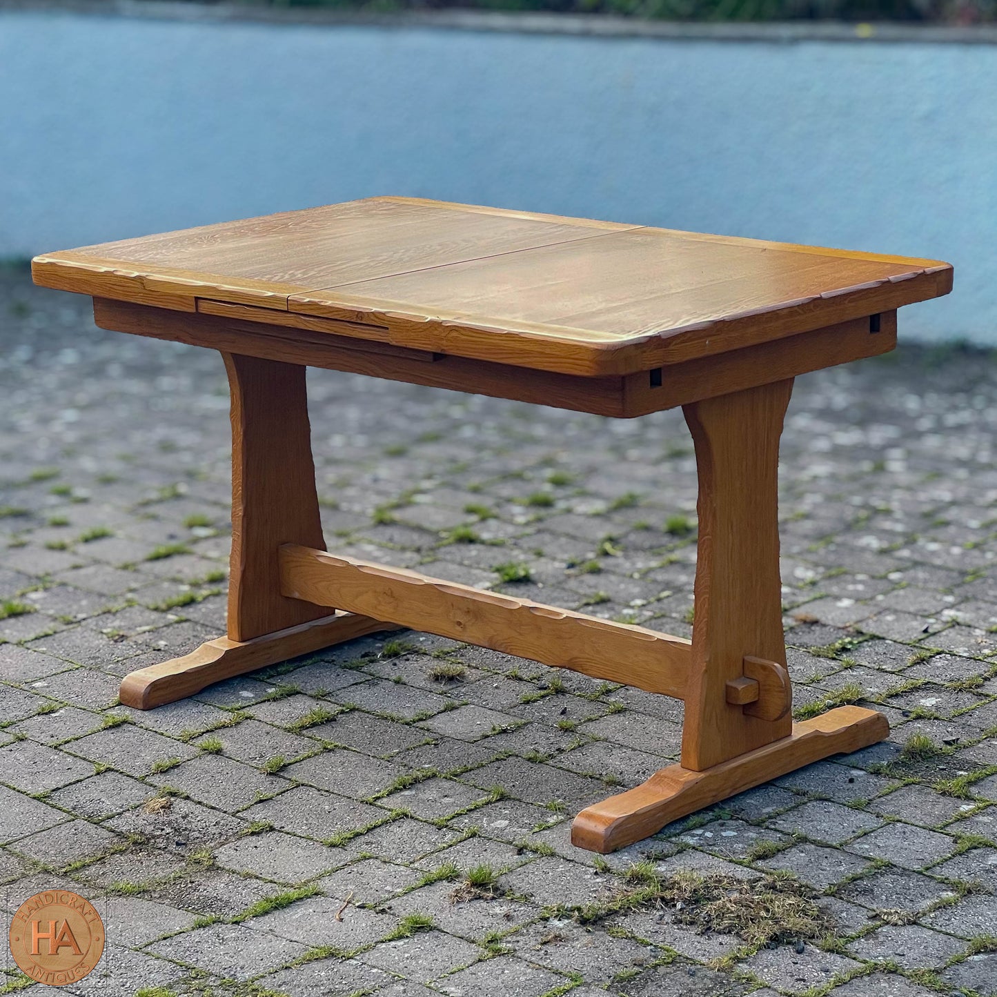 K. A. Wilkinson Arts & Crafts Yorkshire School English Oak Dining Table