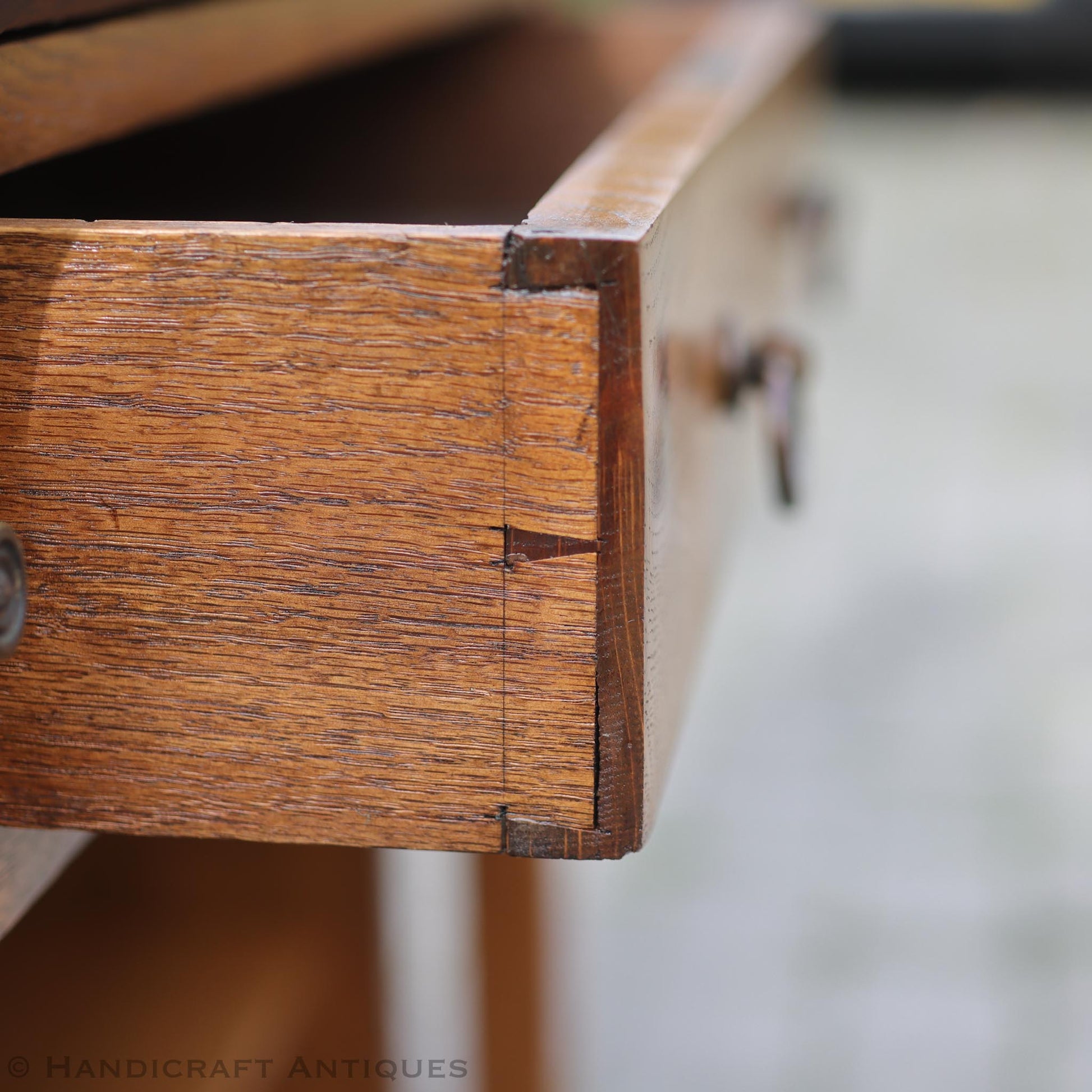 Liberty & Co Arts & Crafts Cotswold School ‘Chaucer’ English Oak Bureau 