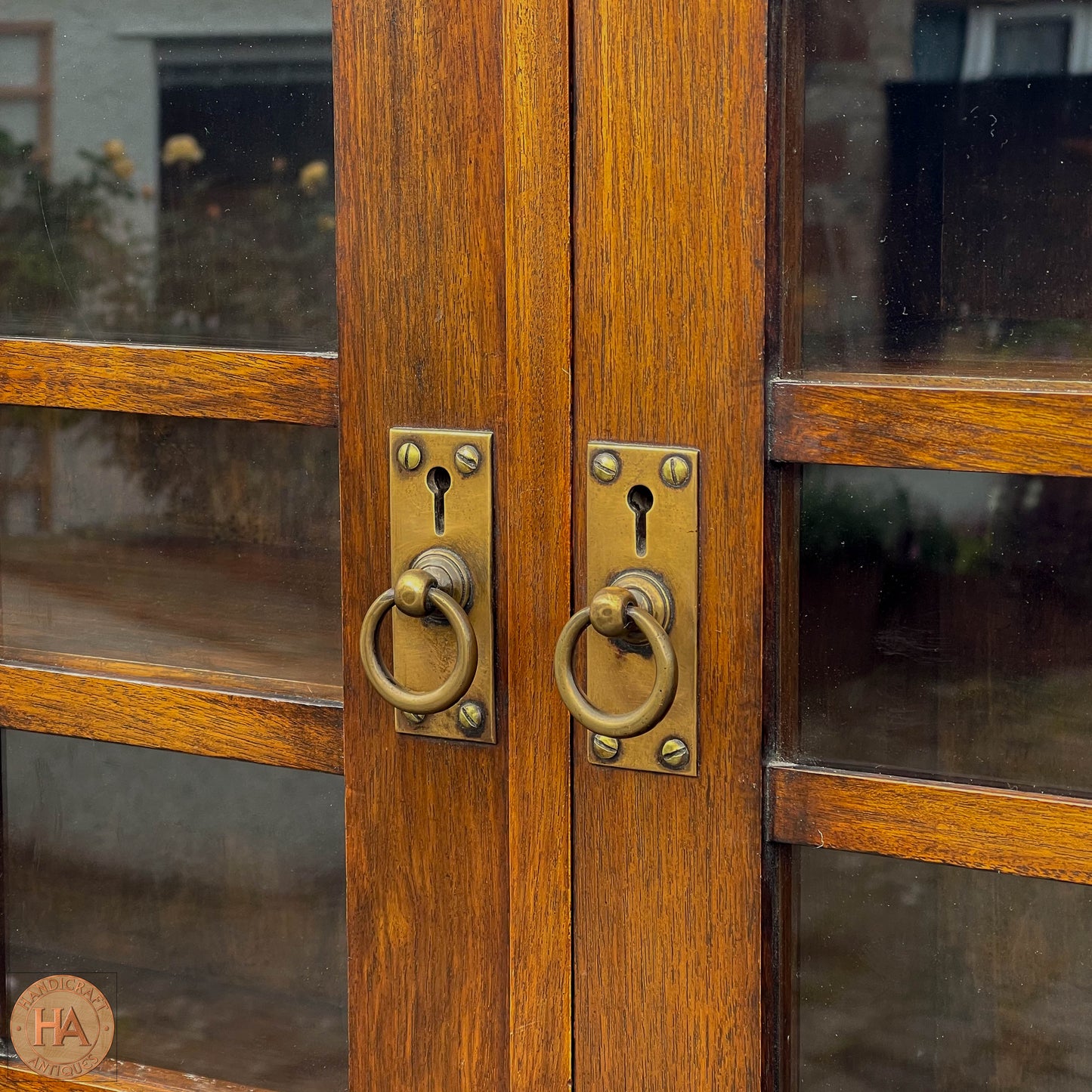 Arts & Crafts Scottish School Mahogany Bookcase c. 1910.