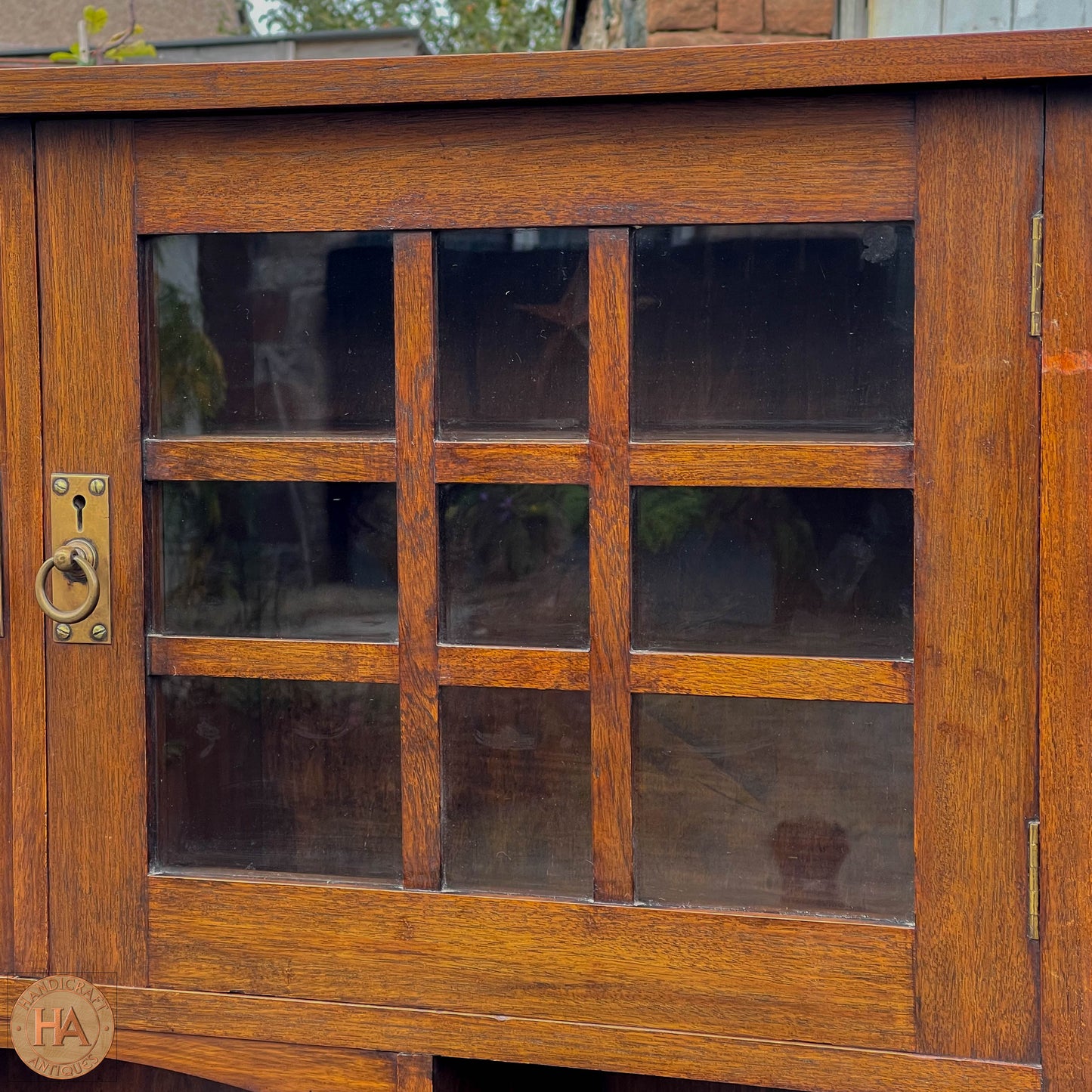 Arts & Crafts Scottish School Mahogany Bookcase c. 1910.