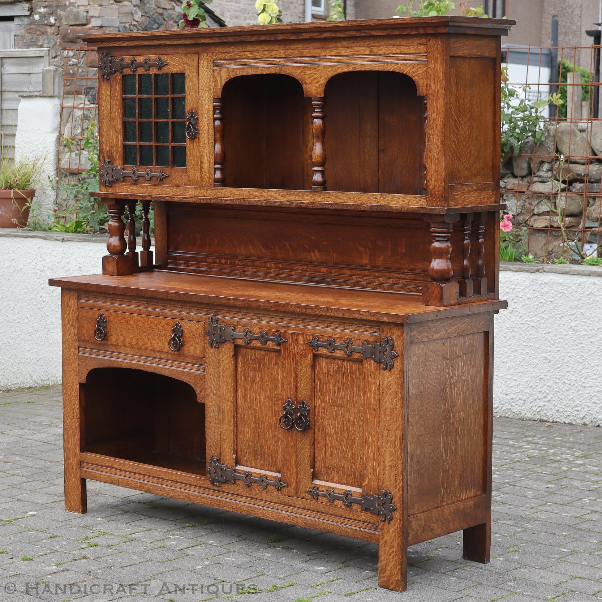 Liberty & Co Arts & Crafts Cotswold School English Oak ‘Lochleven’ Dresser