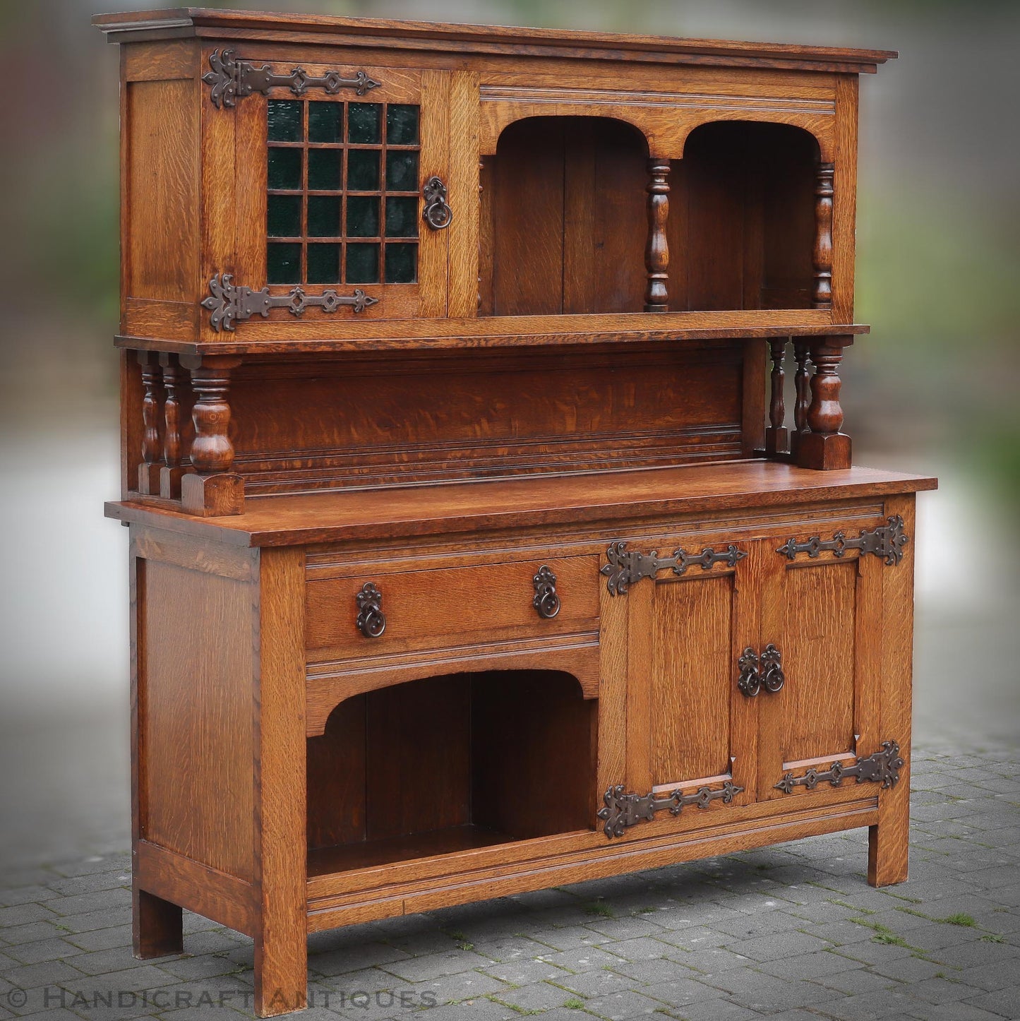 Liberty & Co Arts & Crafts Cotswold School English Oak ‘Lochleven’ Dresser