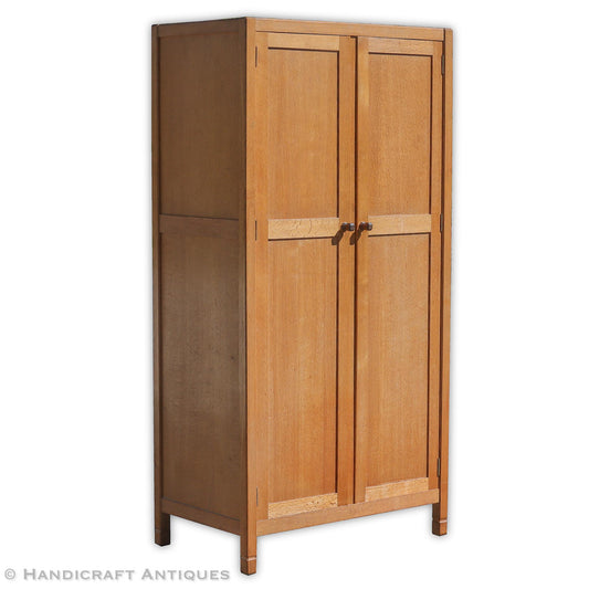 1920s Gordon Russell Arts & Crafts Cotswold School English Oak ‘Coxwell’ Wardrobe