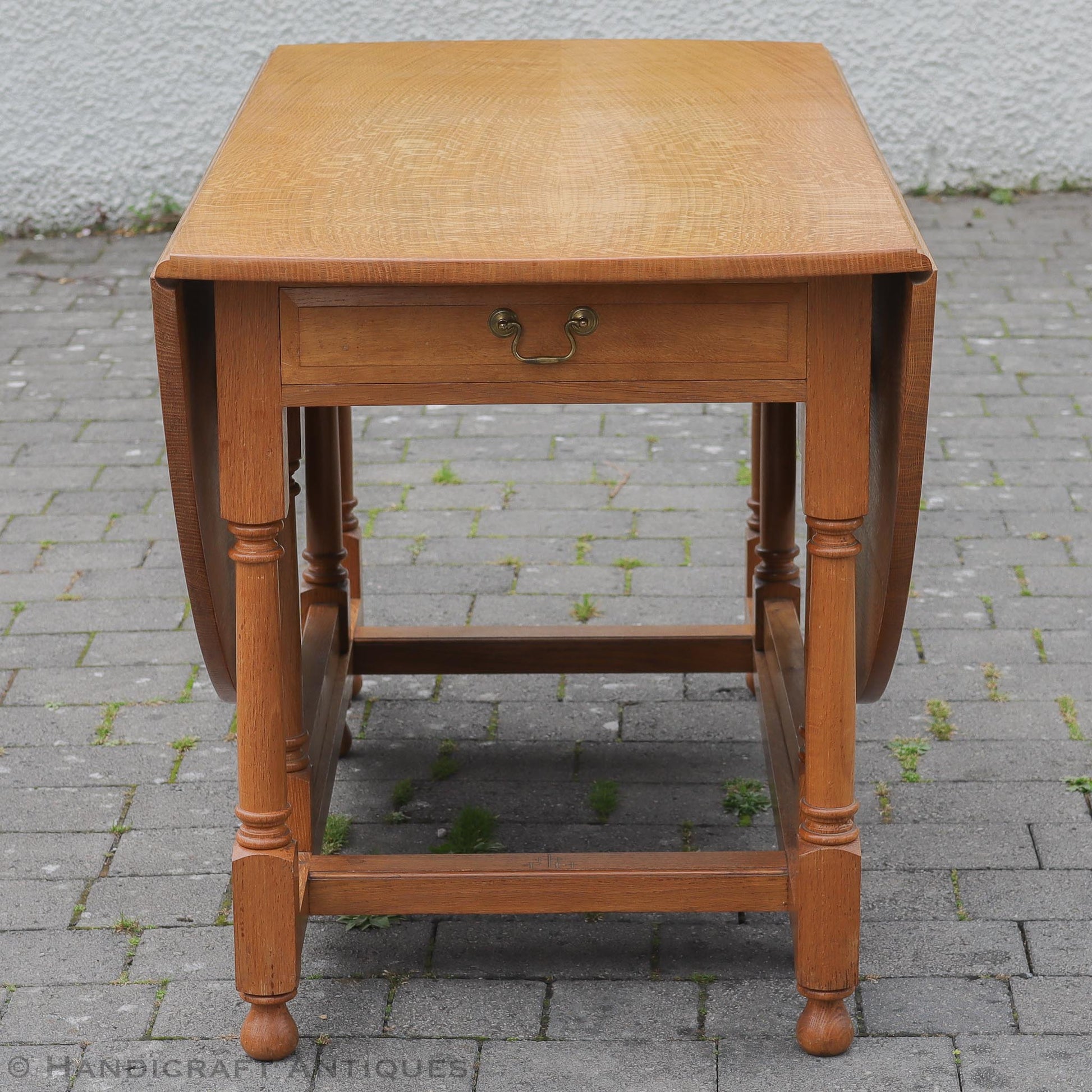 Peter Hall of Staveley Arts & Crafts Lakes School English Oak Dining Table 