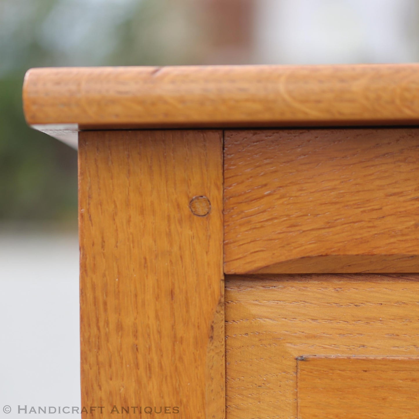 Heal and Co [Ambrose Heal] Arts & Crafts Cotswold School English Oak Sideboard c. 1930.