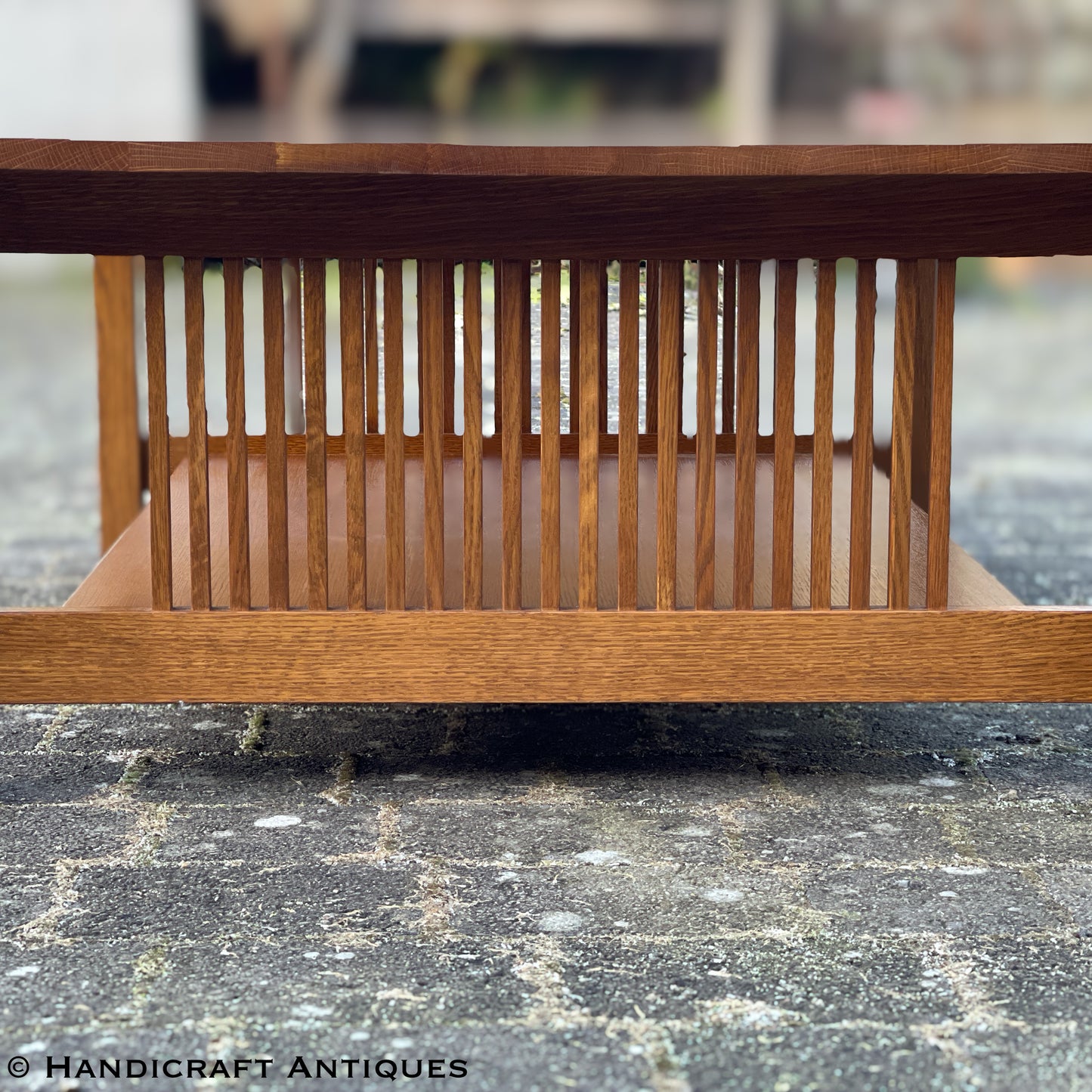 Stickley Furniture Arts & Crafts Mission School Oak Coffee Table 2006.