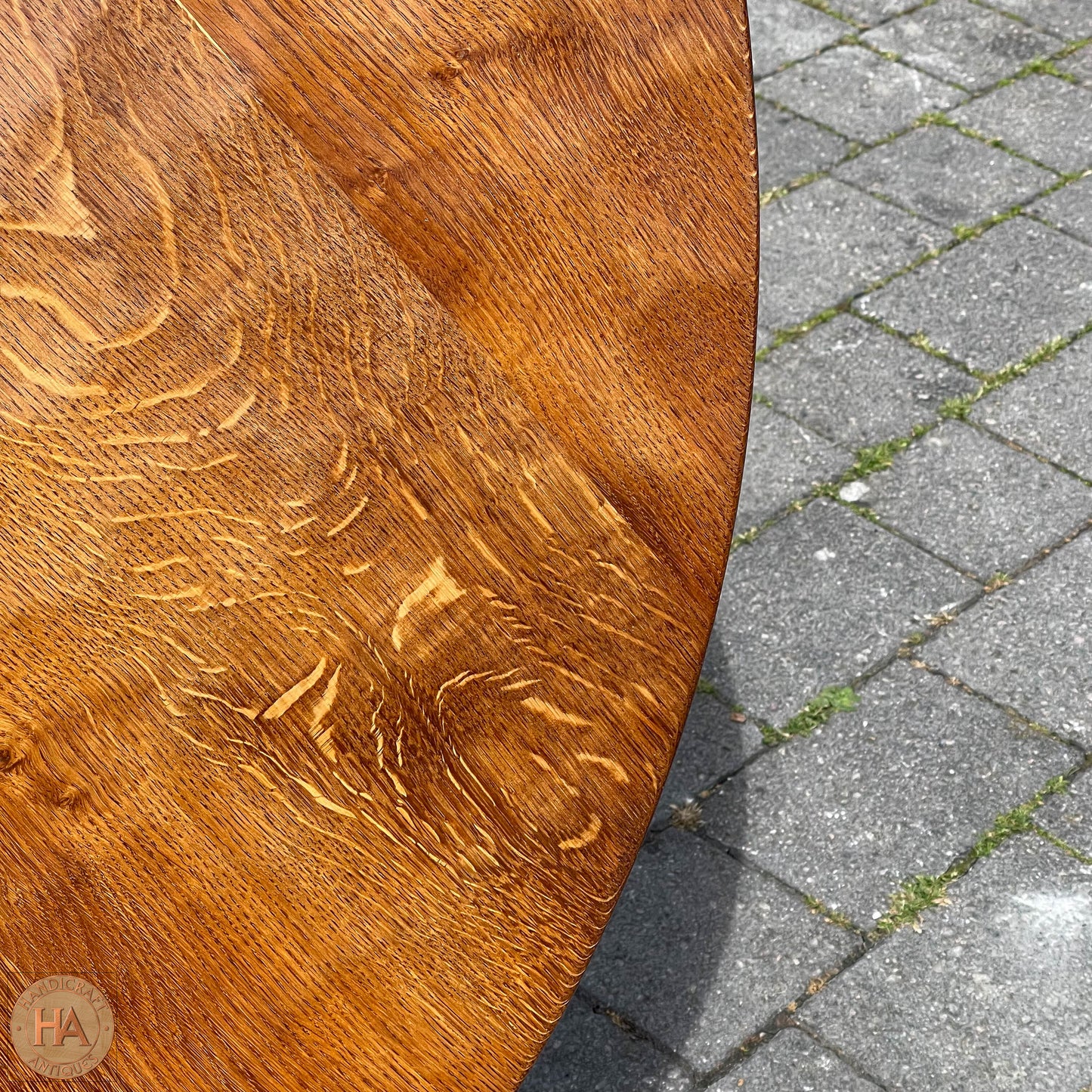 Don 'Foxman' Craven (Ex-Mouseman) Arts & Crafts Yorkshire School English Oak Dining Table c 1970.