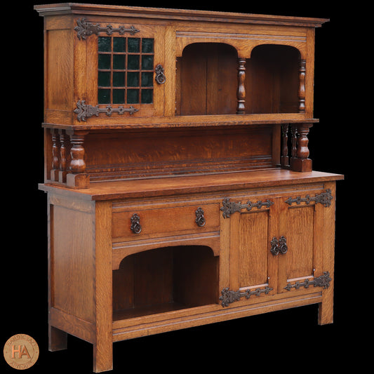 Liberty & Co Arts & Crafts Cotswold School English Oak ‘Lochleven’ Dresser