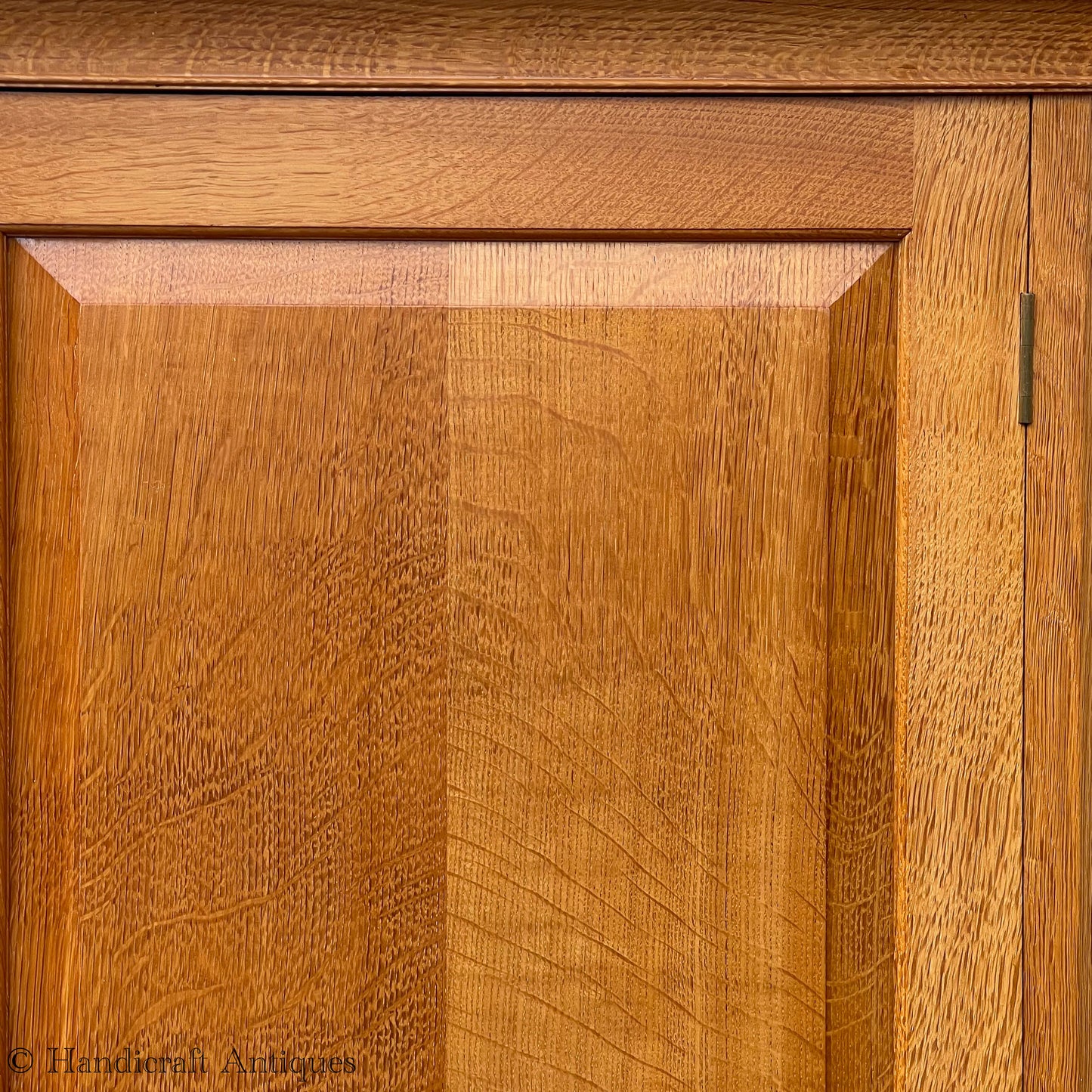 Peter Hall of Staveley Arts & Crafts Lakes School English Oak Corner Cabinet