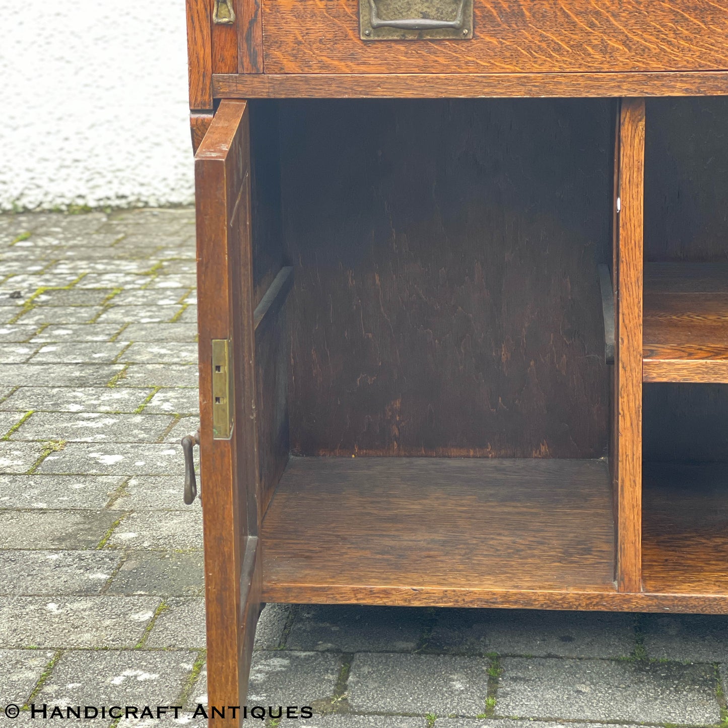 Liberty & Co Arts & Crafts Cotswold School English Oak ‘Drayton’ Bureau