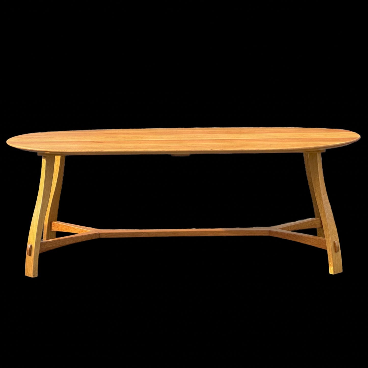 Robin Furlong Furniture Arts & Crafts Cotswold School English Oak Dining Table 2014.