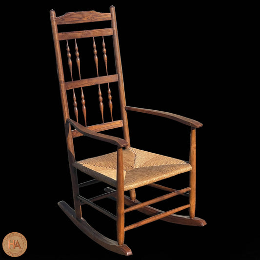 Neville Neal Arts & Crafts Cotswold School English Oak Rocking Chair