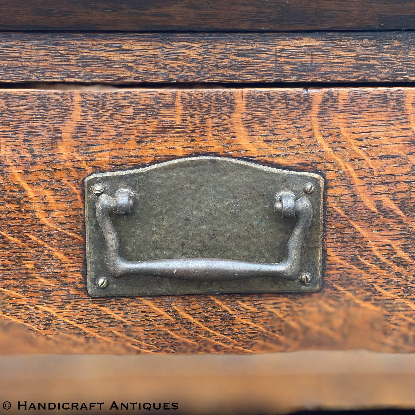 Liberty & Co Arts & Crafts Cotswold School English Oak ‘Drayton’ Bureau