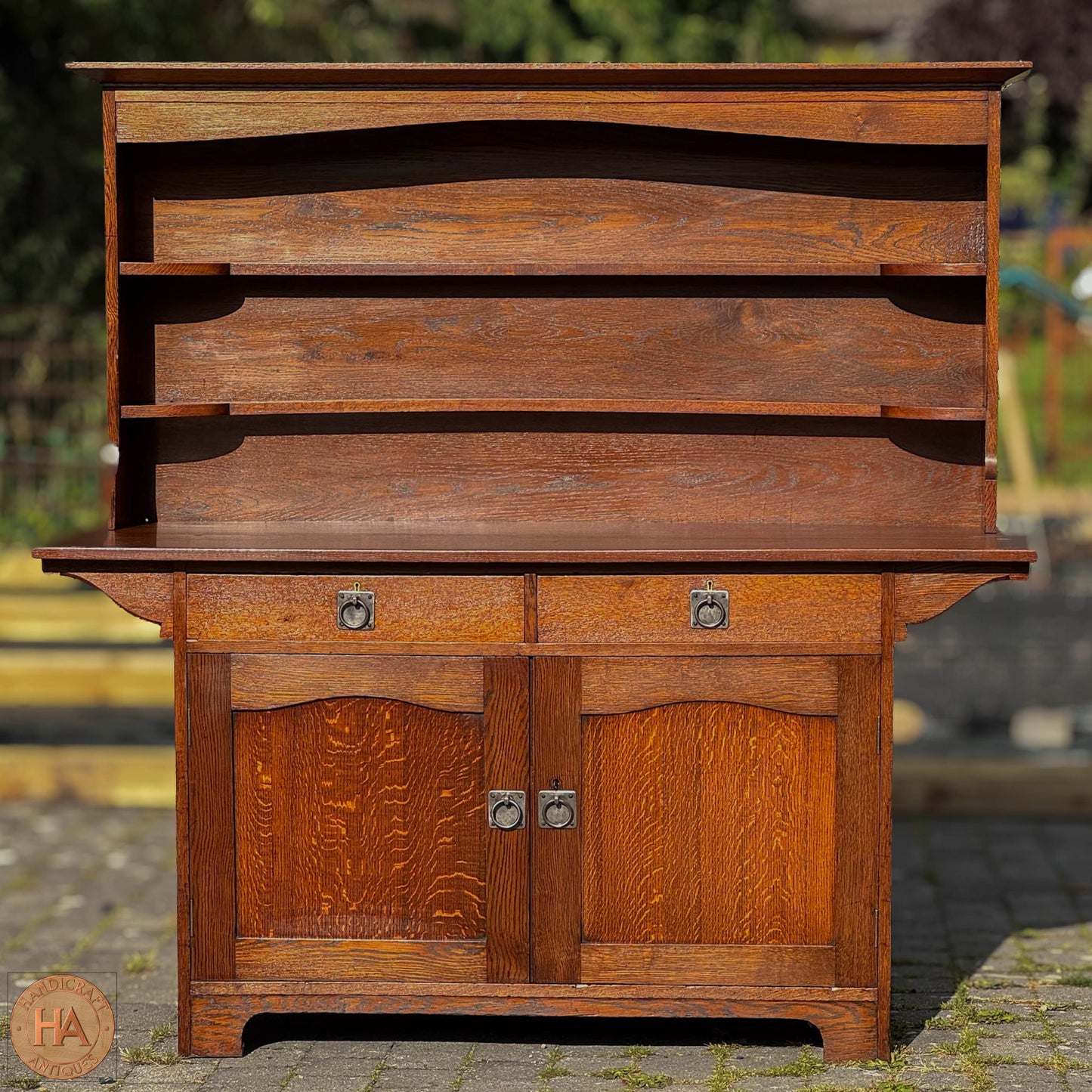 Liberty & Co Arts & Crafts Cotswold School English Oak ‘Cottage’ Dresser