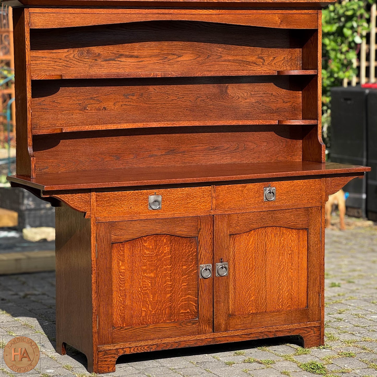 Liberty & Co Arts & Crafts Cotswold School English Oak ‘Cottage’ Dresser