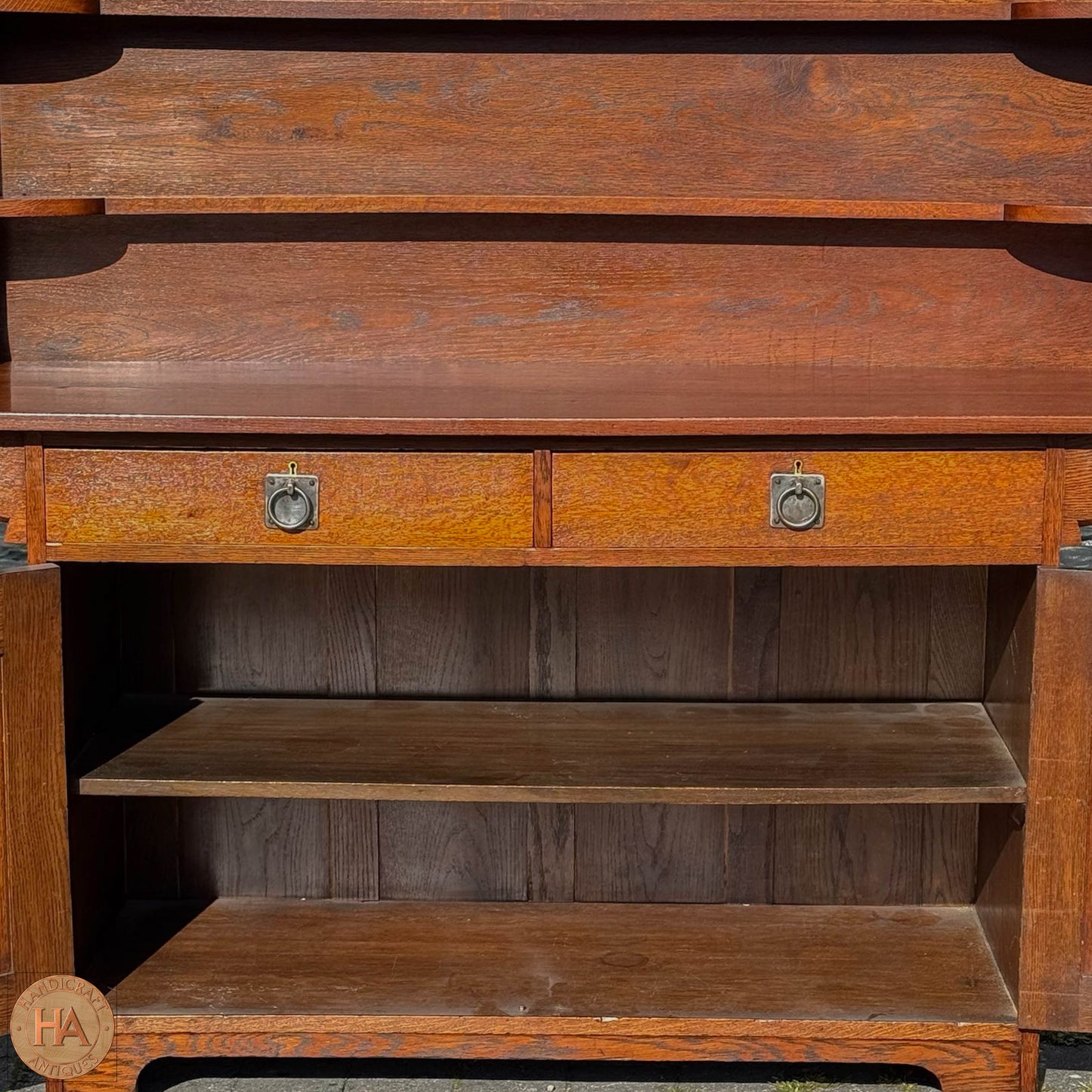 Liberty & Co Arts & Crafts Cotswold School English Oak ‘Cottage’ Dresser