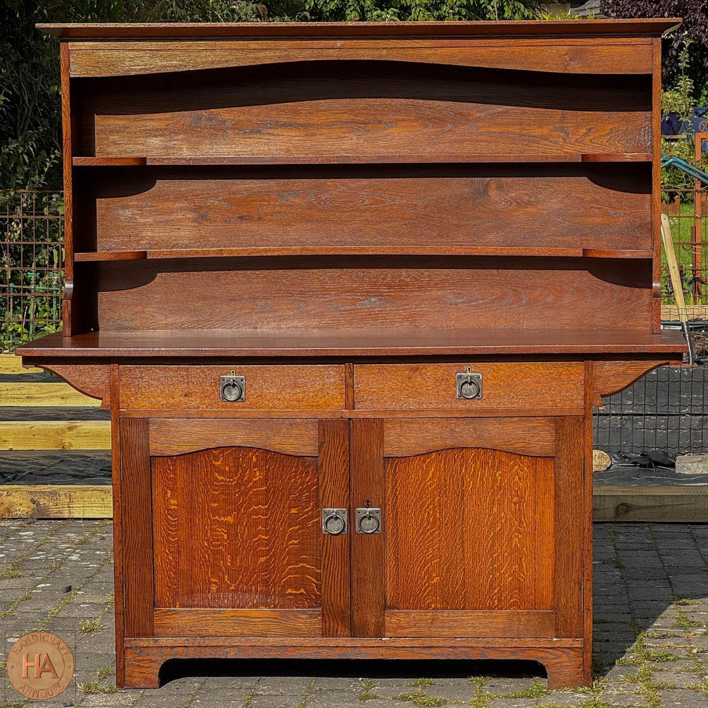 Liberty & Co Arts & Crafts Cotswold School English Oak ‘Cottage’ Dresser