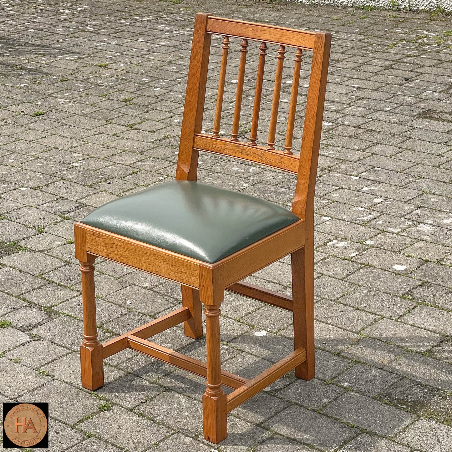 8 Peter Hall of Staveley Arts & Crafts Lakes School Oak ‘Ambleside’ Chairs