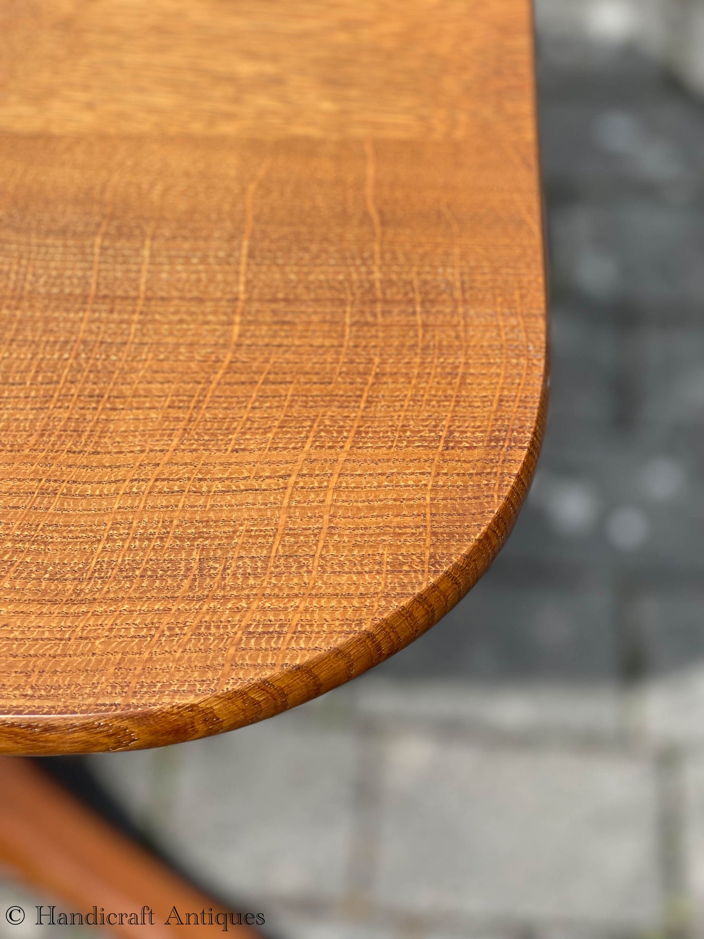 Peter Hall of Staveley Arts & Crafts Lakes School English Oak Breakfast Table