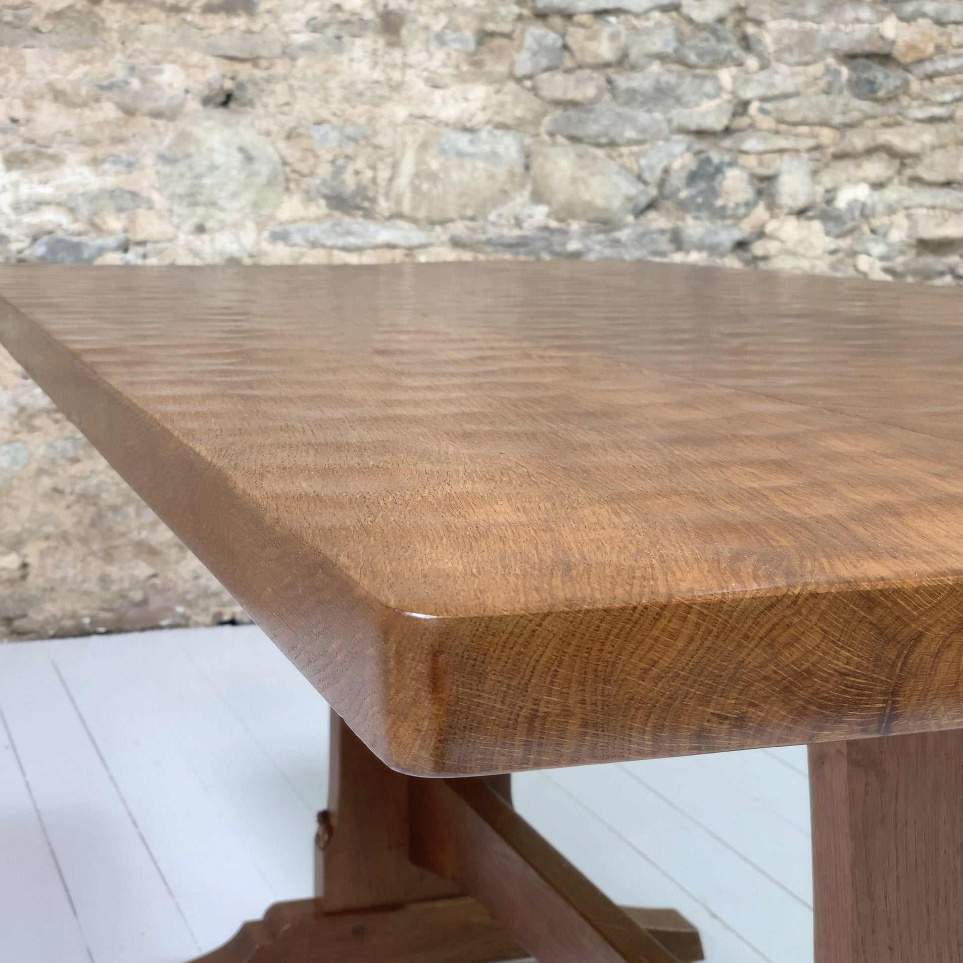 Foxman Azed Oak Refectory Dining Table 