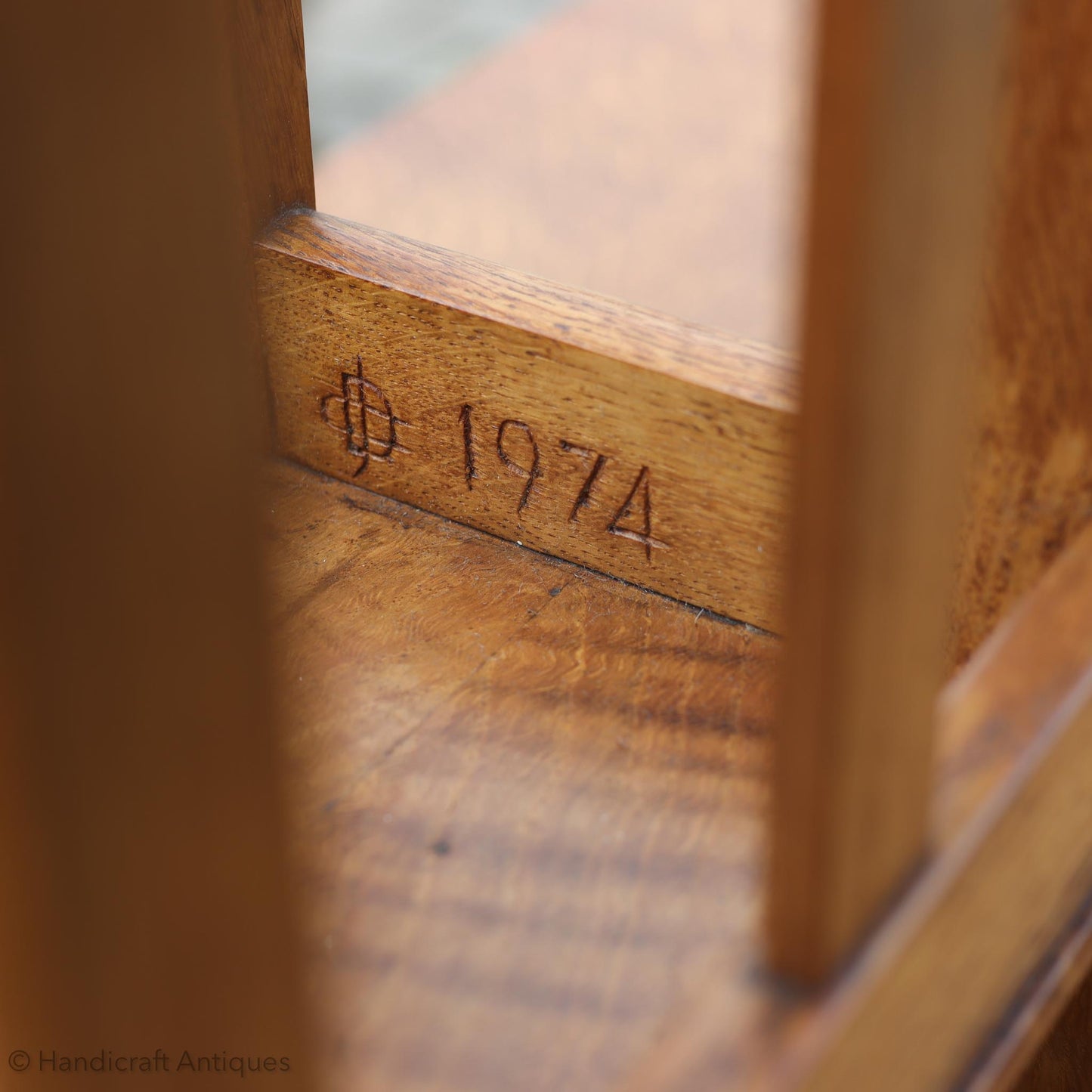 James Cleasby Dent [Ex-Stanley Webb Davies] Arts & Crafts Lakes School English Oak Magazine Rack