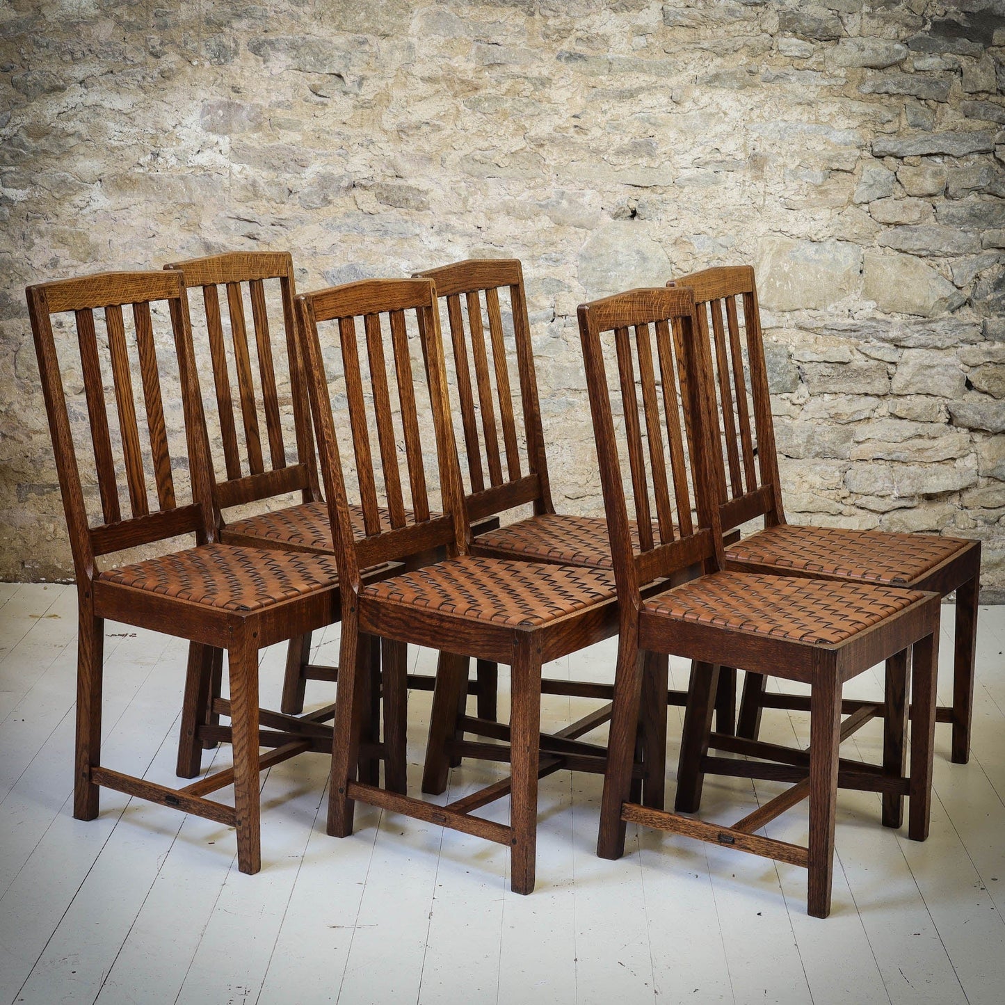 Stanley Webb Davies Arts & Crafts Lakes School English Oak Chair 1929