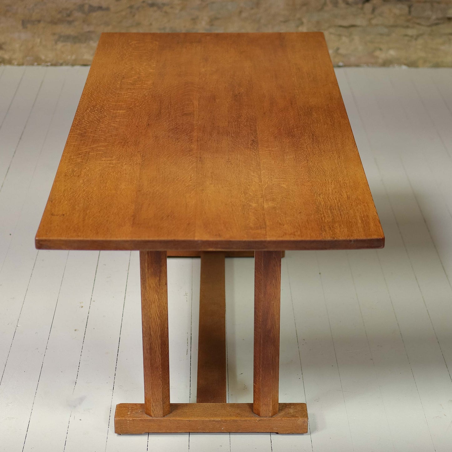 Gordon Russell Arts & Crafts Cotswold School English Oak Dining Table c. 1935