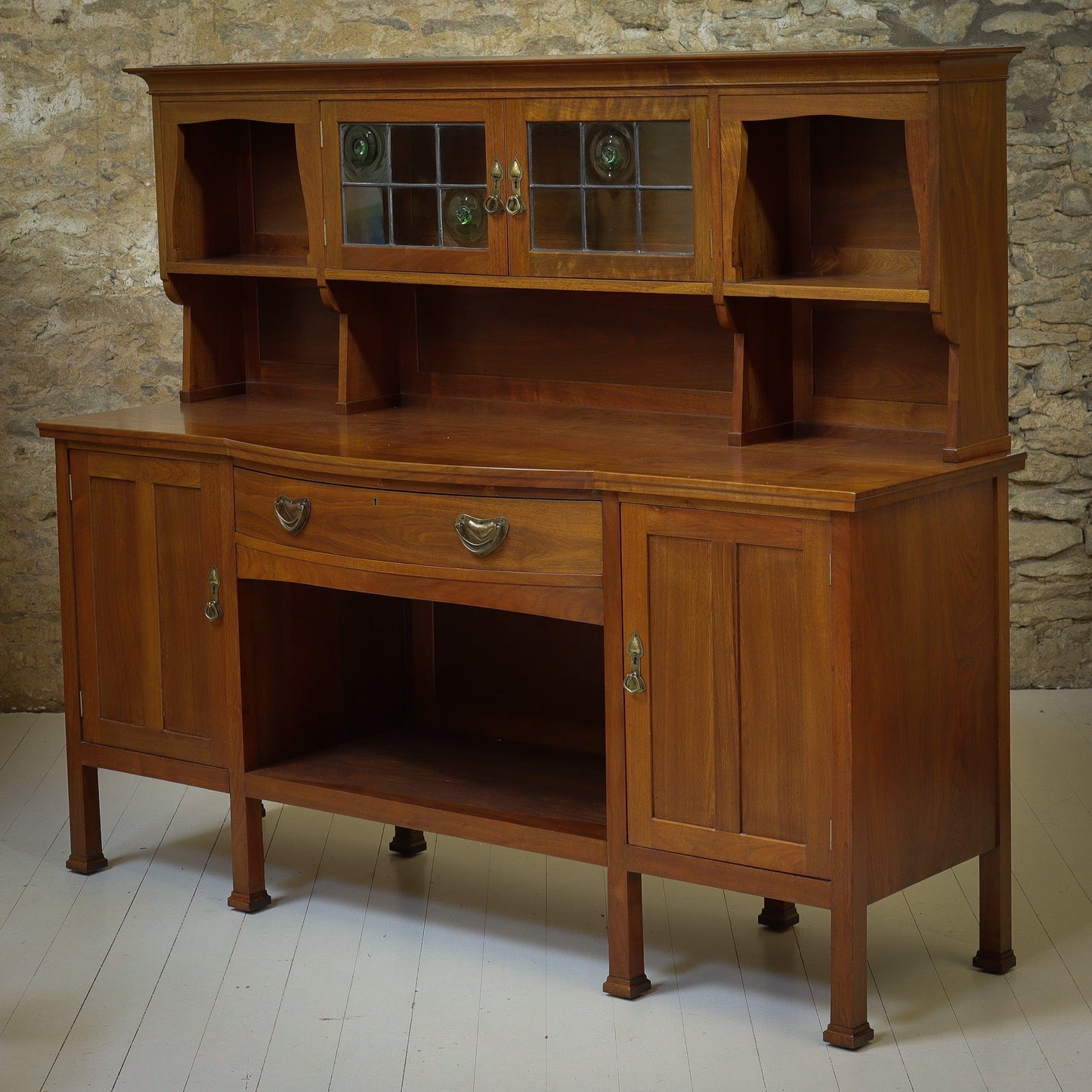 Liberty & Co Arts & Crafts Cotswold School Milverton Walnut Dresser C. 1920