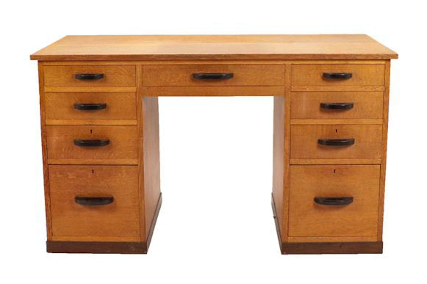 Arthur W. Simpson (The Handicrafts) Arts & Crafts Lakes School English Oak Desk