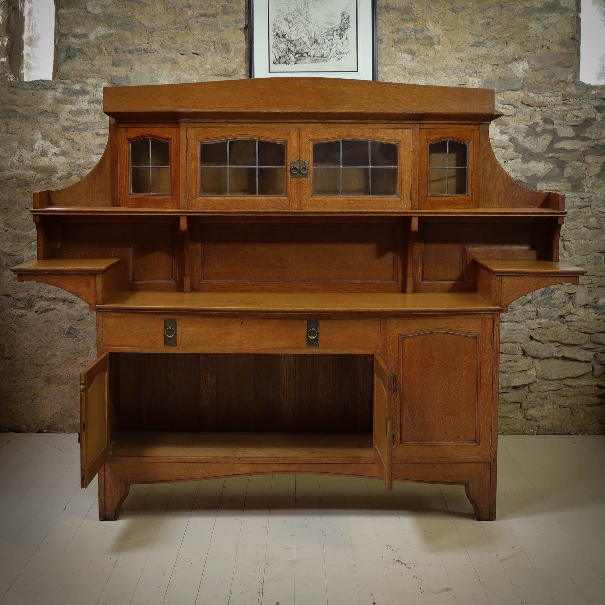 Liberty & Co Arts & Crafts English Oak ‘New Studio’ Dresser c. 1910