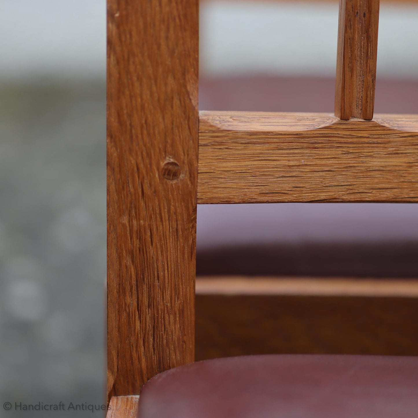 Set of 6 Acornman (Ex-Mouseman) Arts & Crafts Yorkshire School Oak Chairs