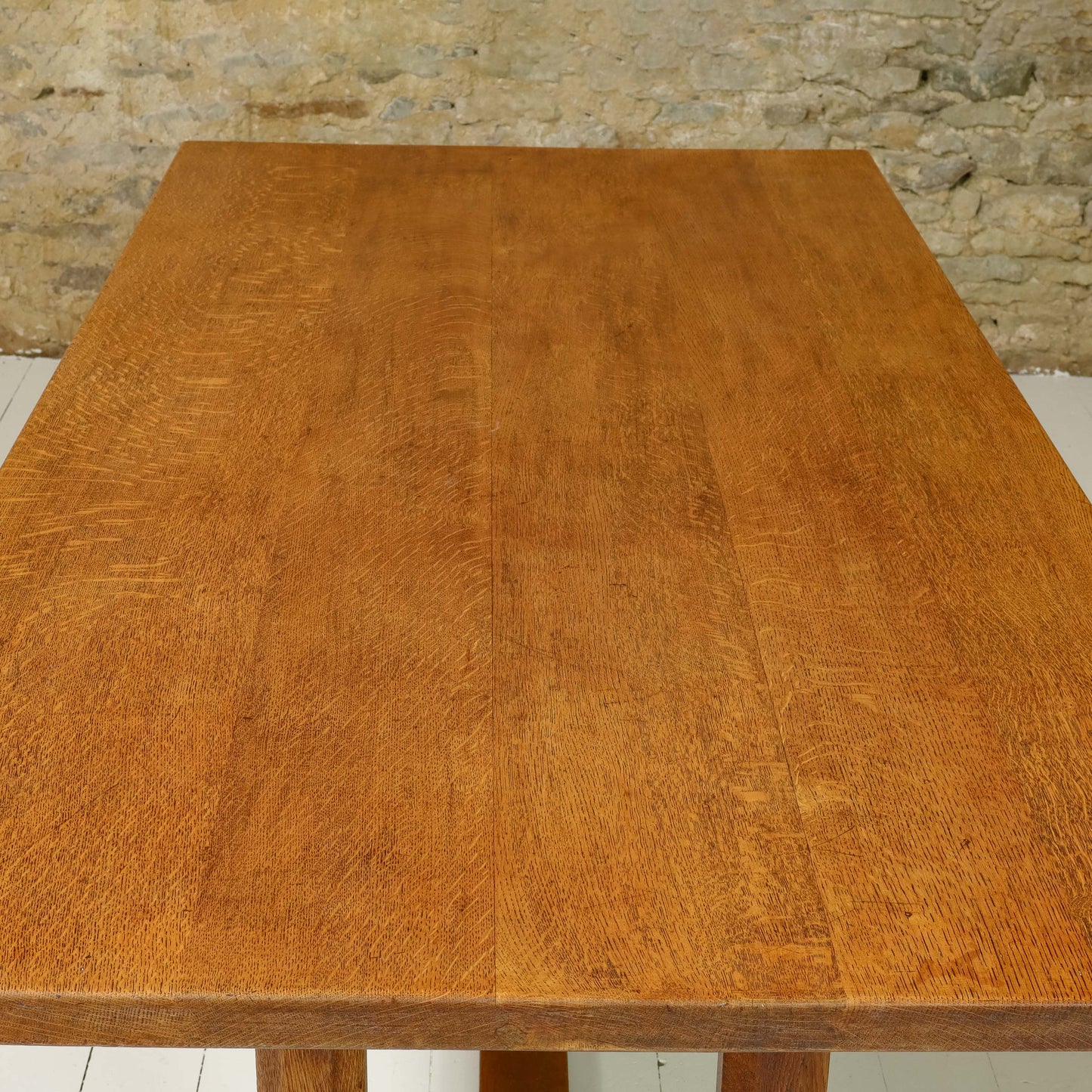 Gordon Russell Arts & Crafts Cotswold School English Oak Dining Table c. 1935