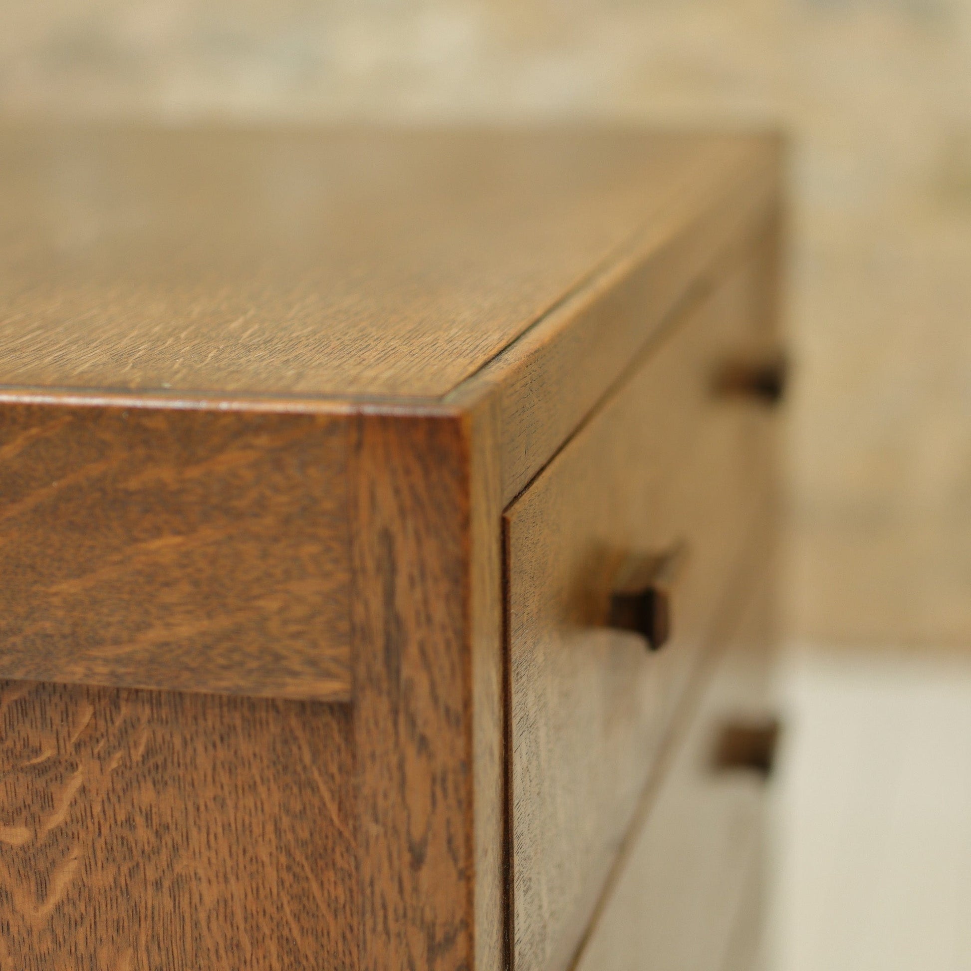 Heal and Co Arts & Crafts Cotswold School Oak Chest of Drawers