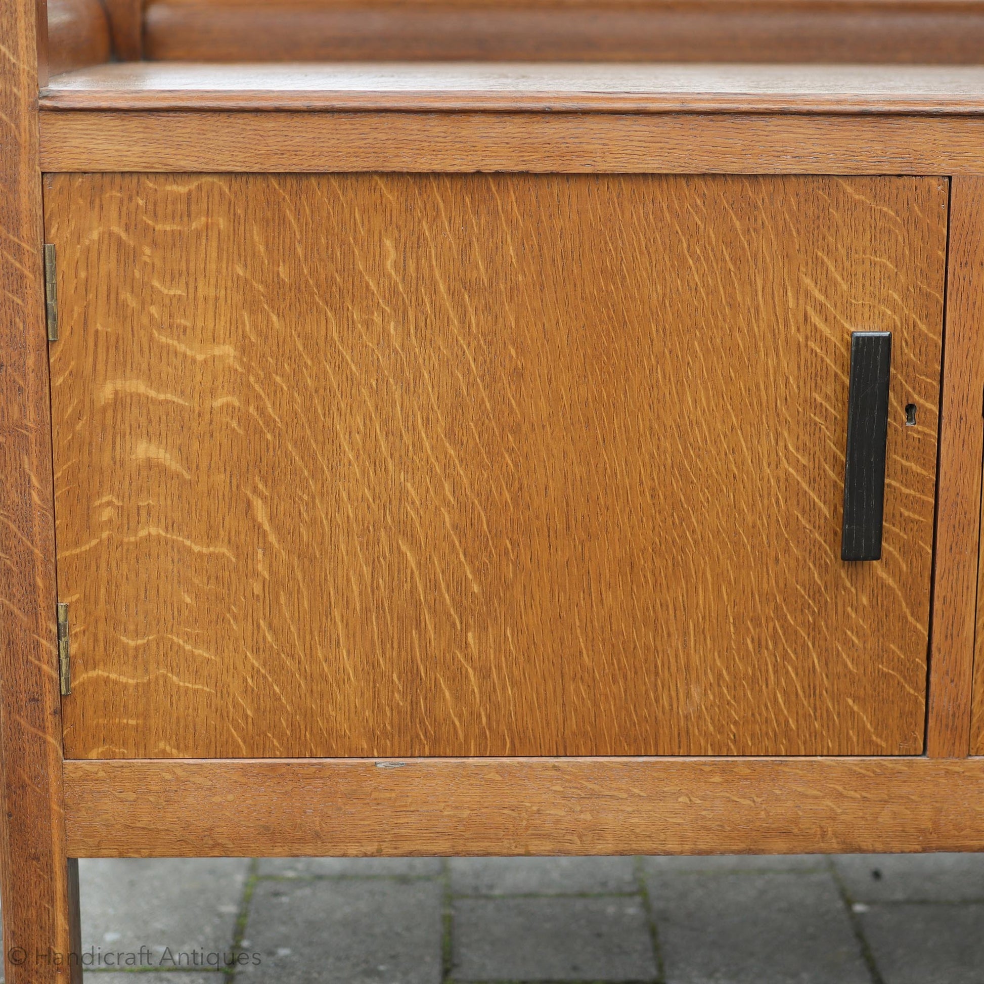 Arthur W. Simpson Arts & Crafts Lakes School English Oak Sideboard 1930.