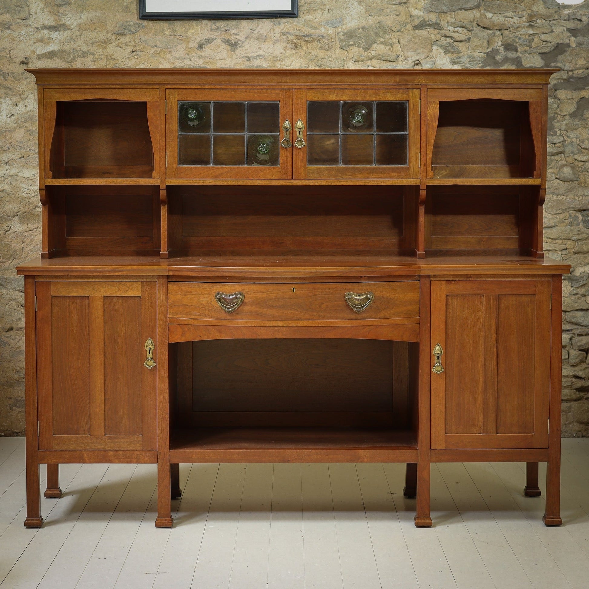 Liberty & Co Arts & Crafts Cotswold School Milverton Walnut Dresser C. 1920