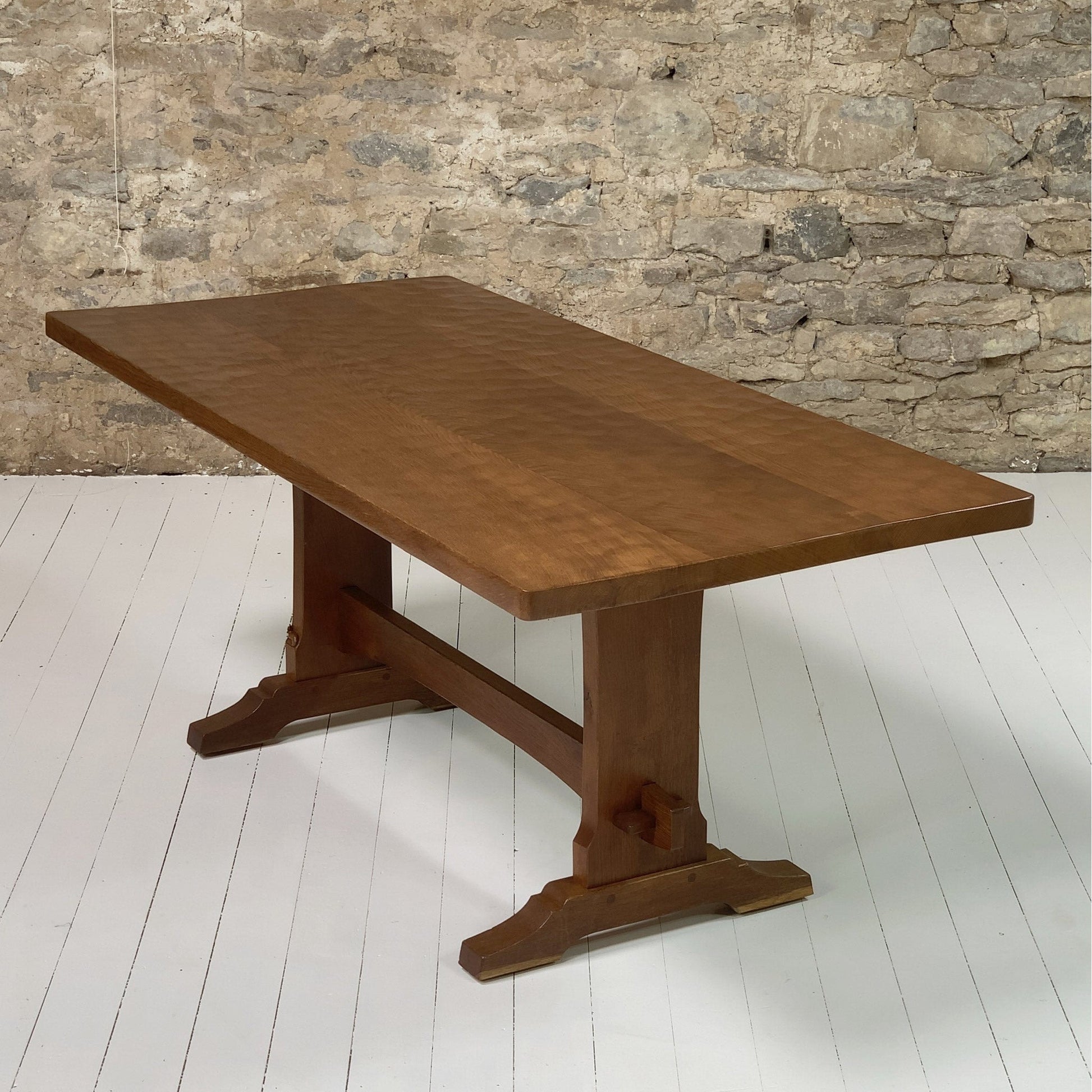 Foxman Azed Oak Refectory Dining Table 