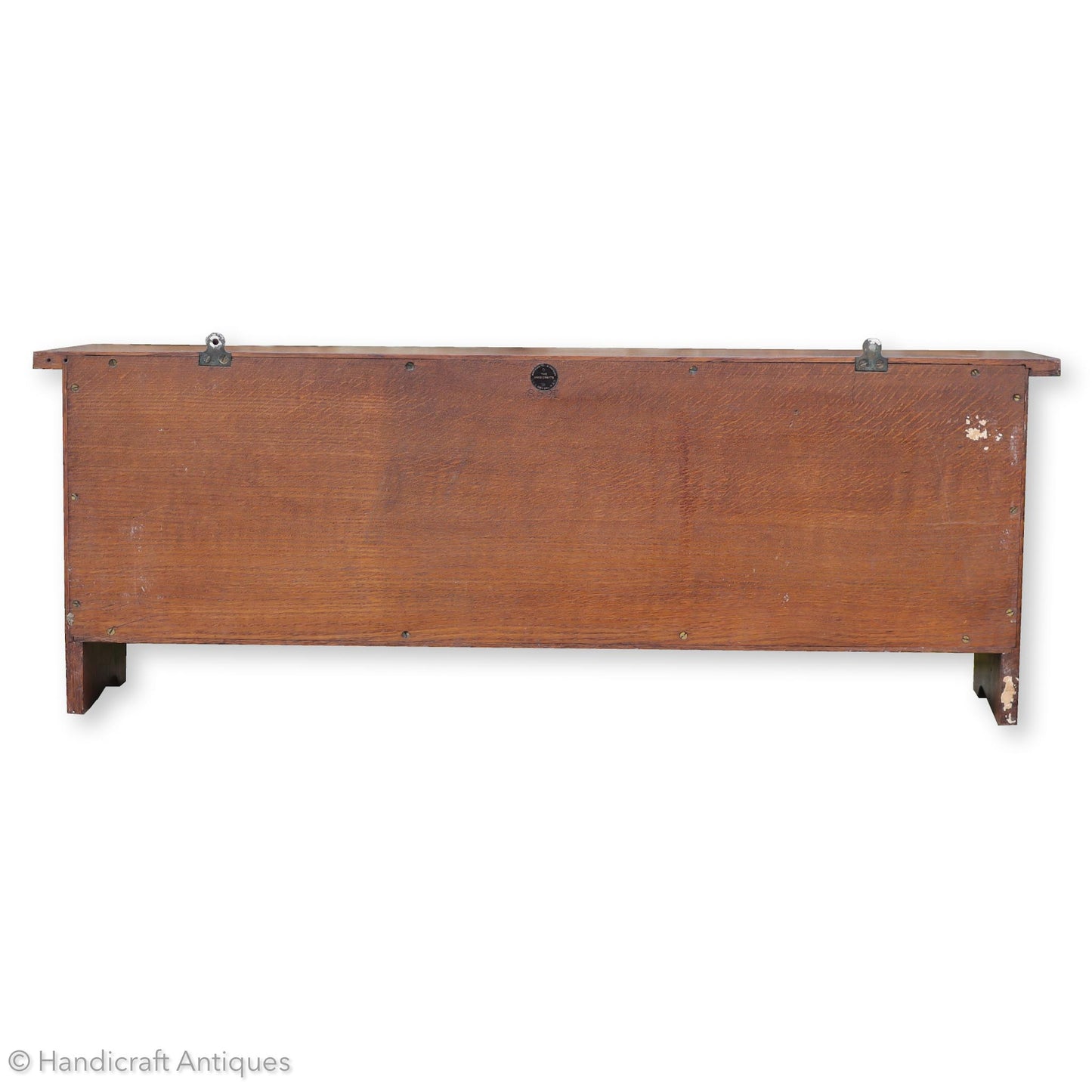 Arthur W. Simpson Arts & Crafts Lakes School English Oak Shelf c 1920.