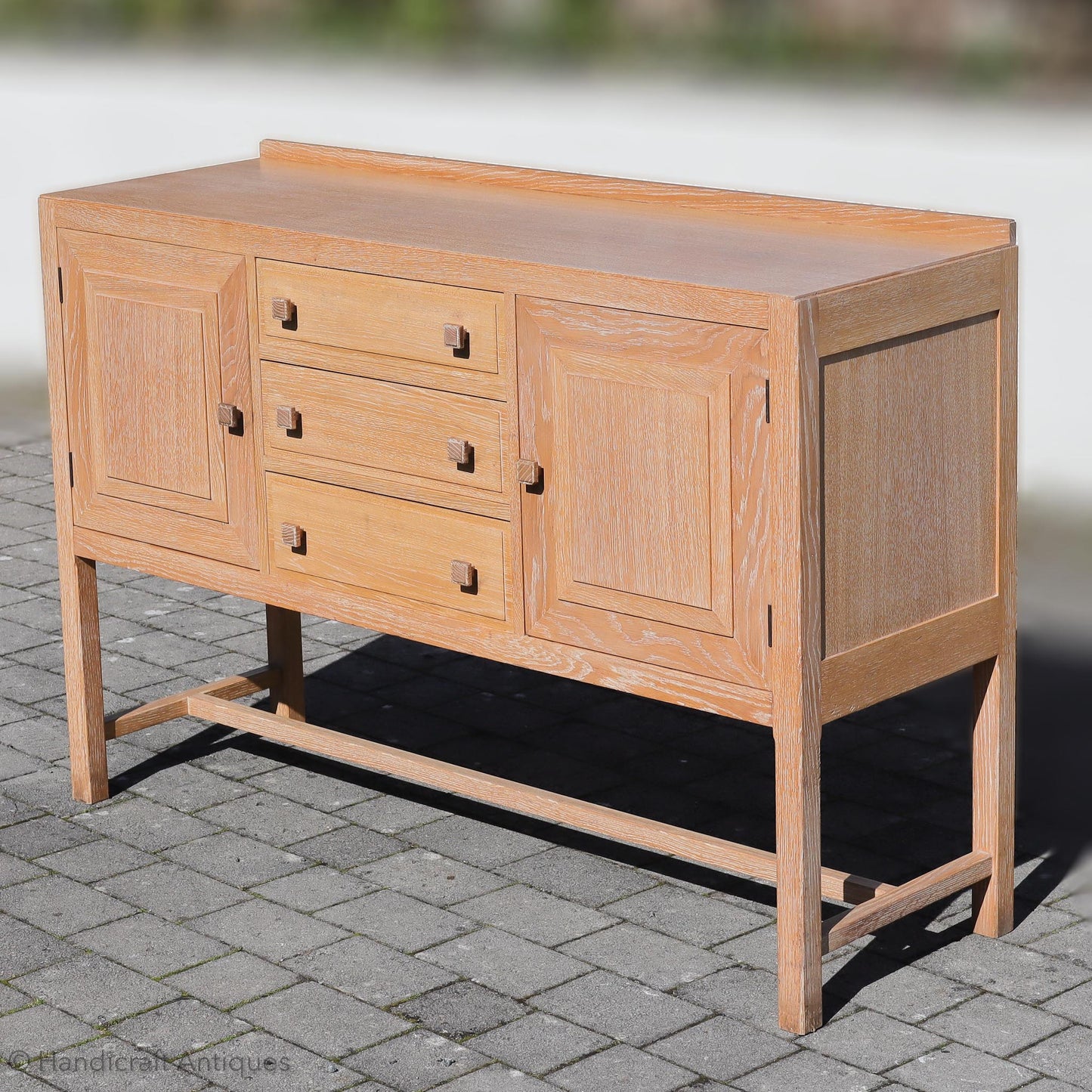 Heal and Co [Ambrose Heal] Arts & Crafts Cotswold School English Oak Sideboard 