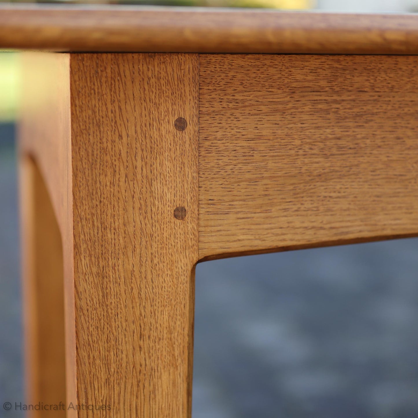 Peter Hall of Staveley Arts & Crafts Lakes School English Oak Dining Table