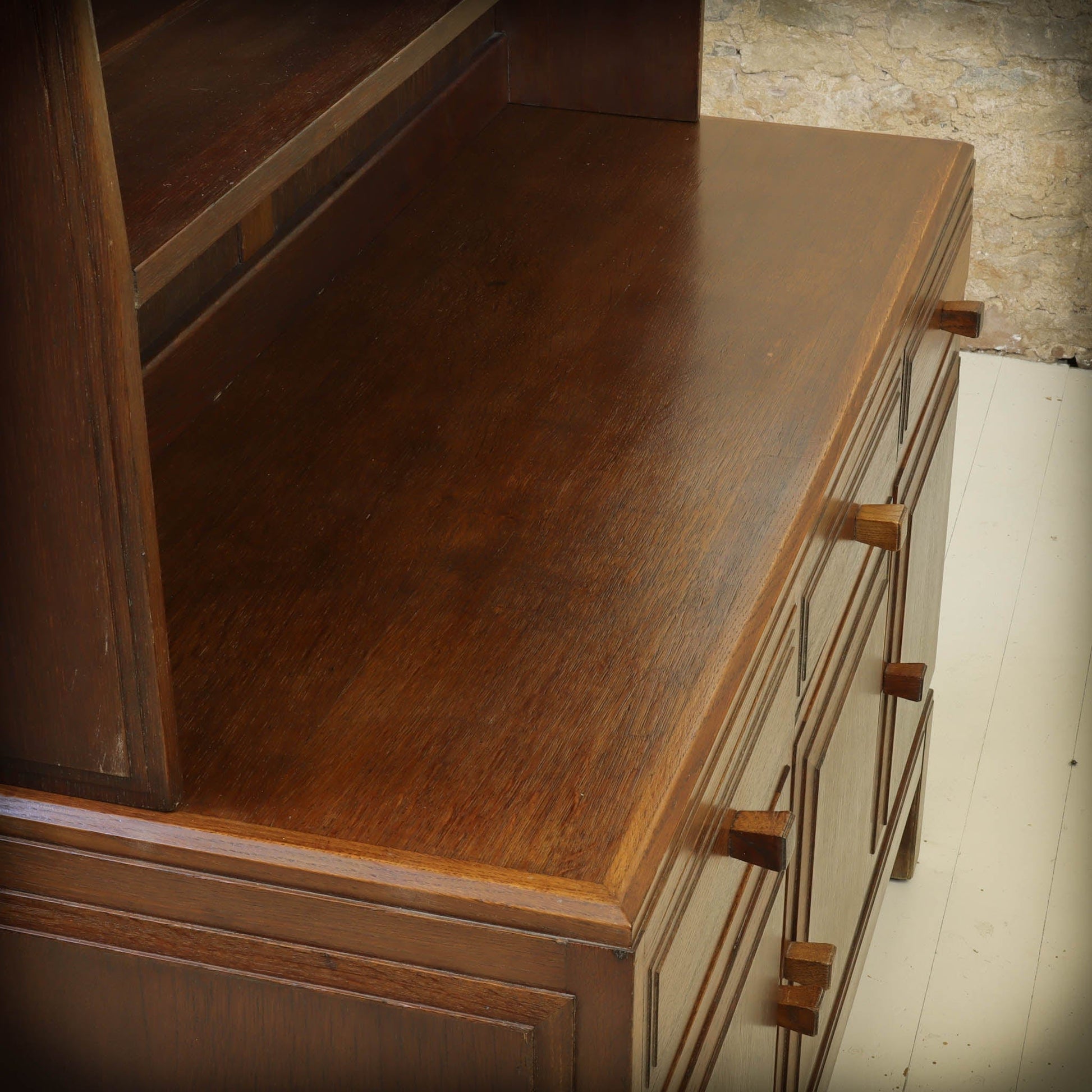 Brynmawr Furniture Company  Arts & Crafts Cotswold School Oak Dresser C. 1930