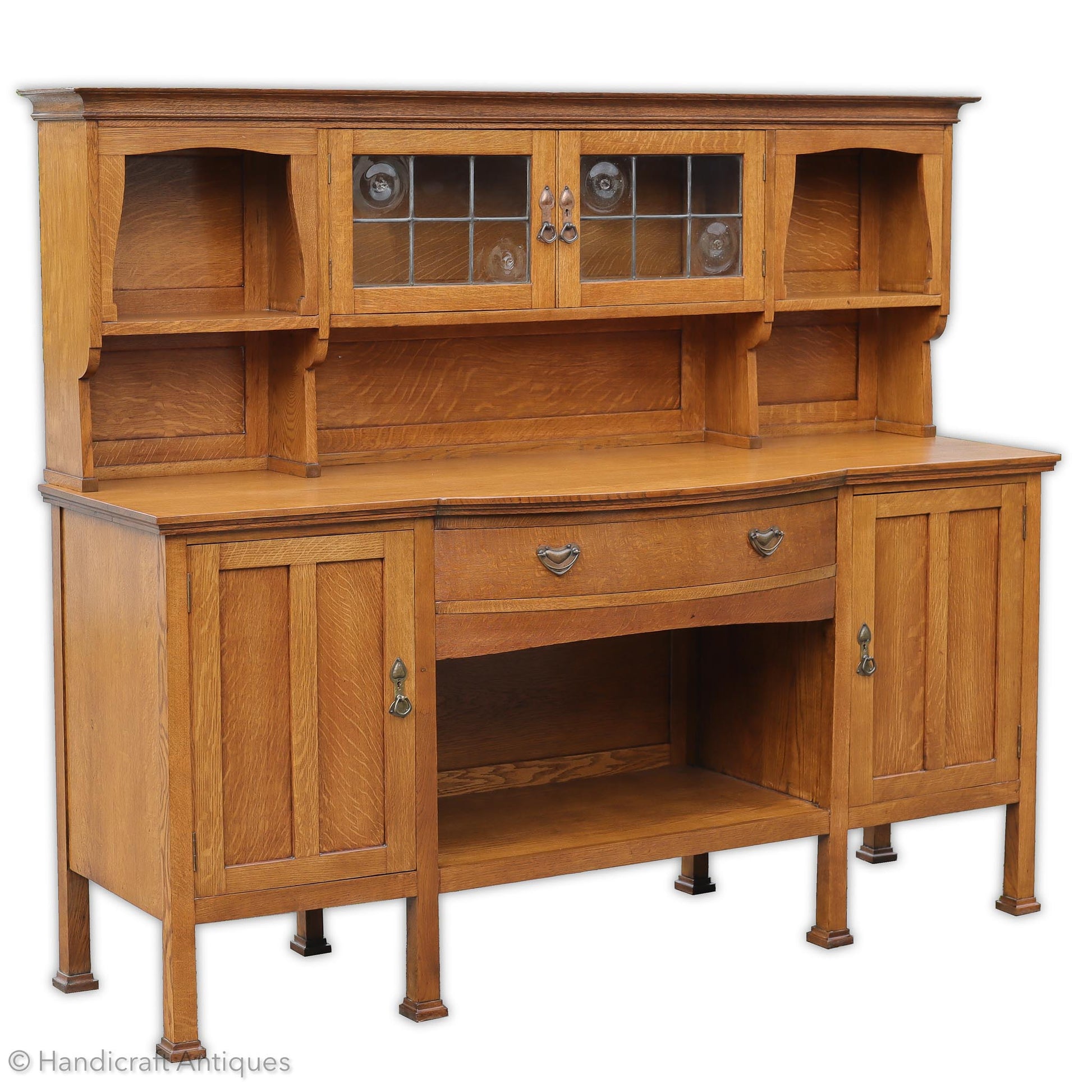 Liberty & Co ‘Milvrton’ Arts & Crafts Cotswold School English Oak Dresser