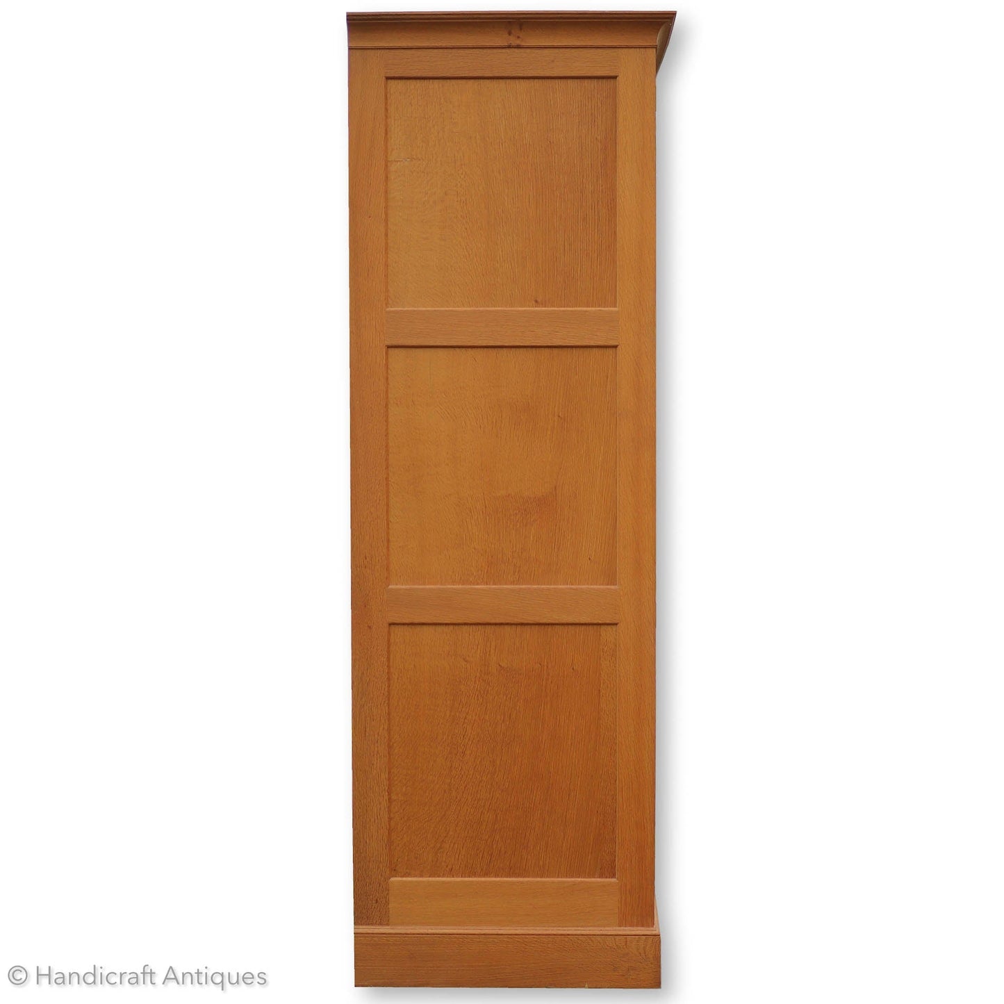 Peter Hall of Staveley Arts & Crafts Lakes School English Oak Wardrobe 1990