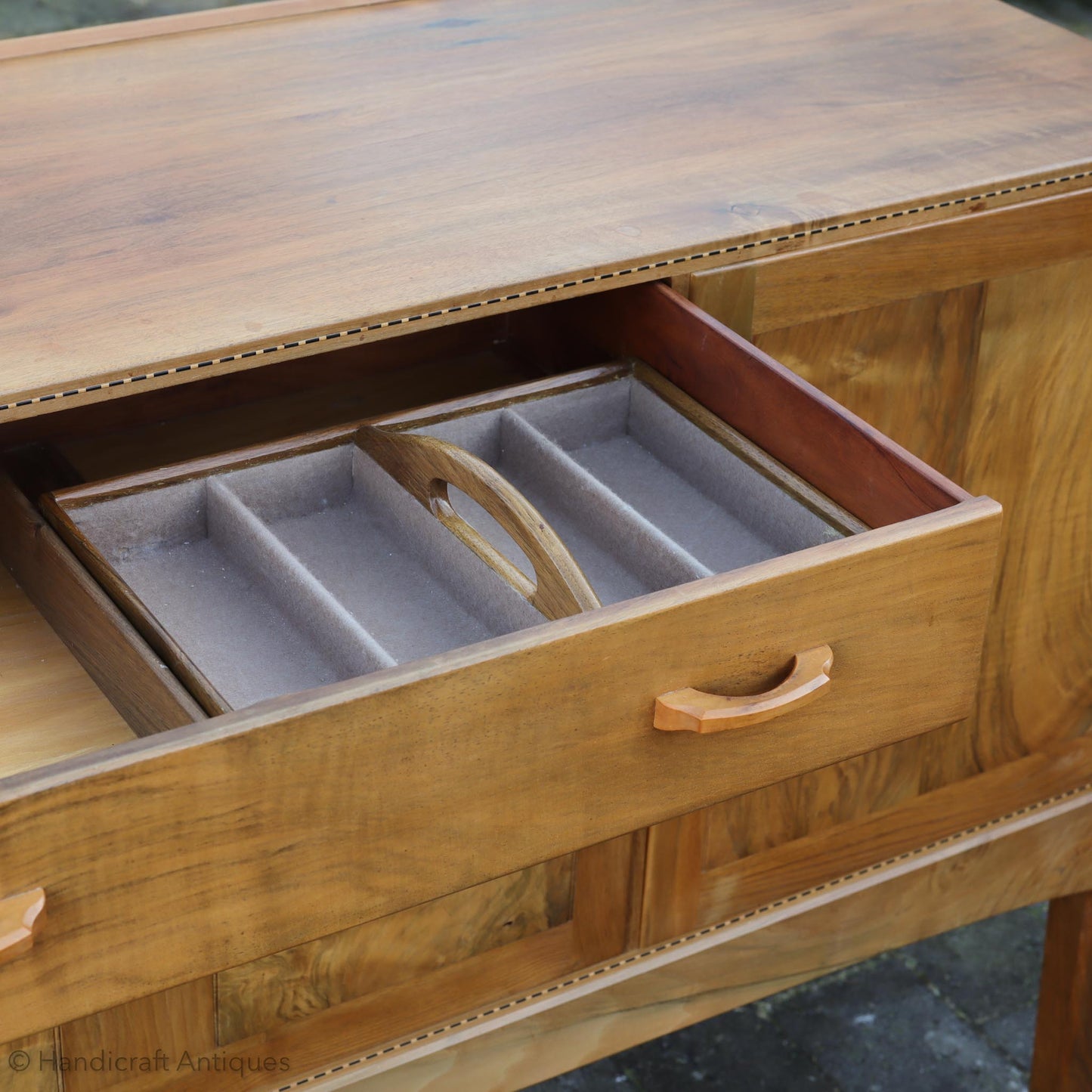 Oliver Morel [Ex-Edward Barnsley] Arts & Crafts Cotswold School Walnut Sideboard