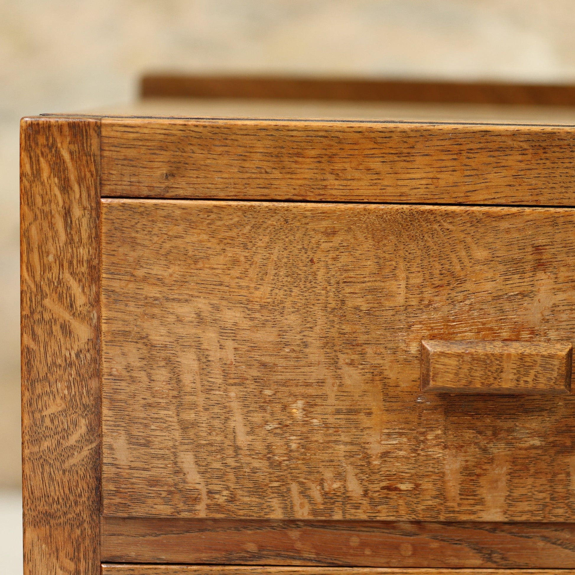 Heal and Co Arts & Crafts Cotswold School Oak Chest of Drawers