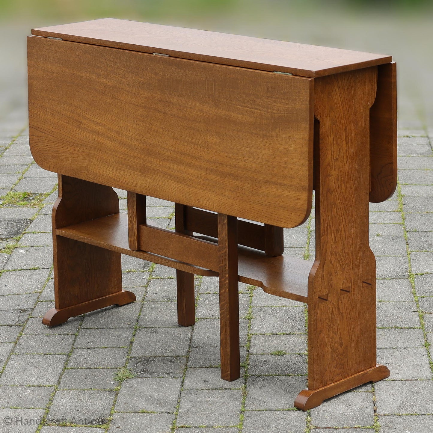 Arthur W. Simpson (The Handicrafts, Kendal) Arts & Crafts Lakes School English Oak Table c. 1920.