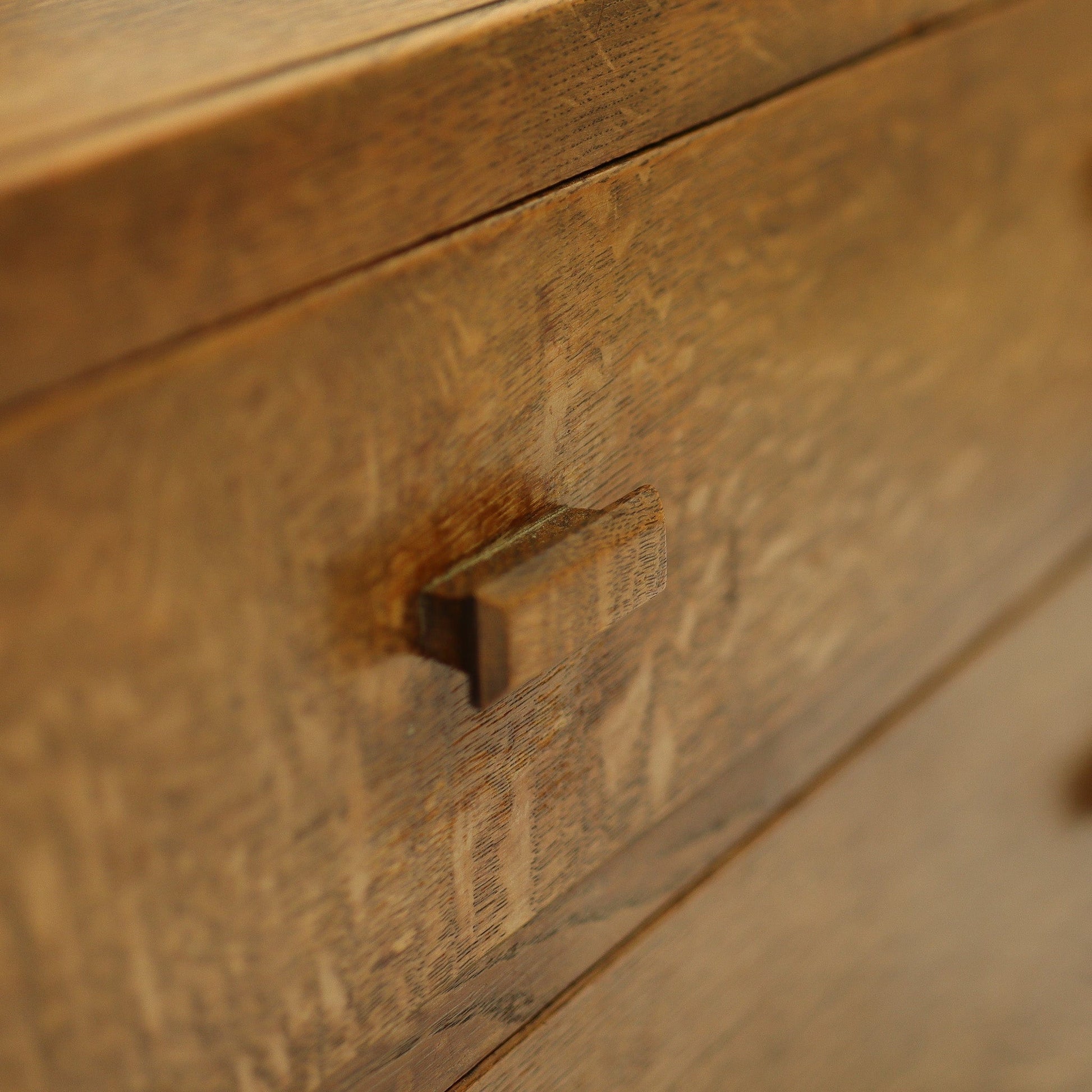 Heal and Co Arts & Crafts Cotswold School Oak Chest of Drawers