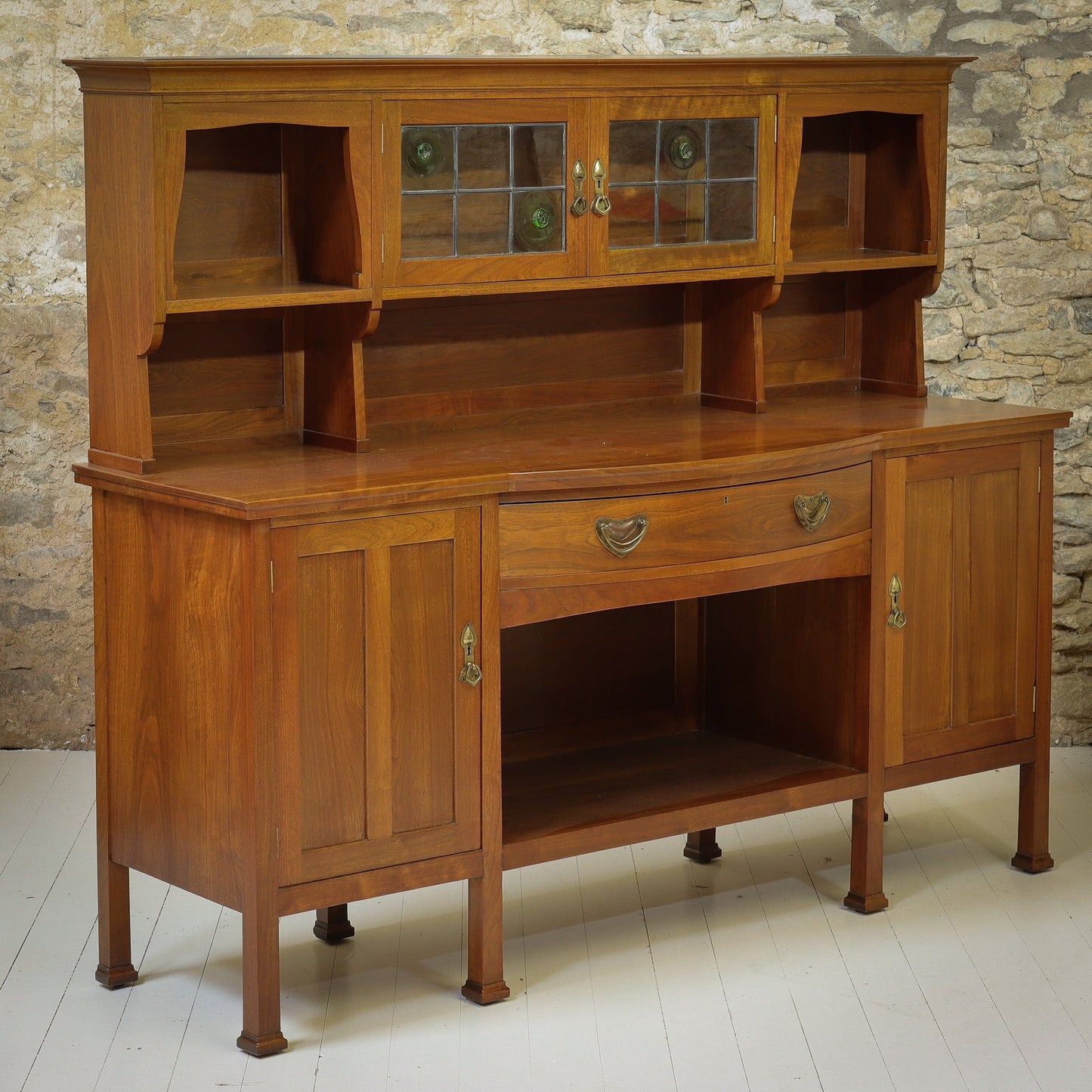 Liberty & Co Arts & Crafts Cotswold School Milverton Walnut Dresser C. 1920